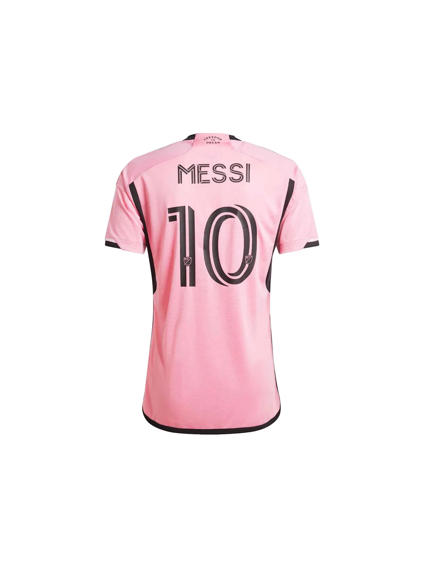 Мужская футболка с длинным рукавом Adidas Inter Miami CF 24/25 Messi Home Authentic Jersey — изображение 2 из 2, розовый
