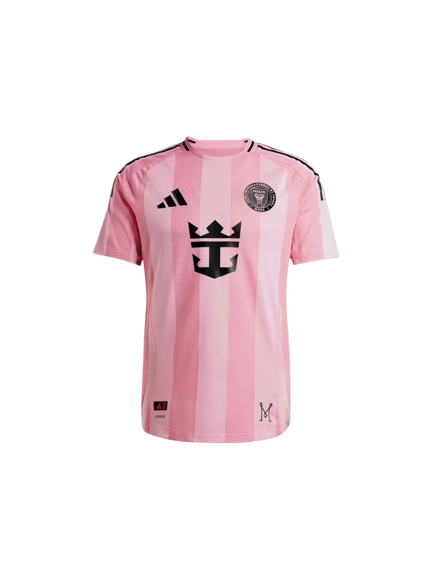 Мужская футбольная джерси с длинным рукавом Jersey Adidas — изображение 1 из 2, розовый