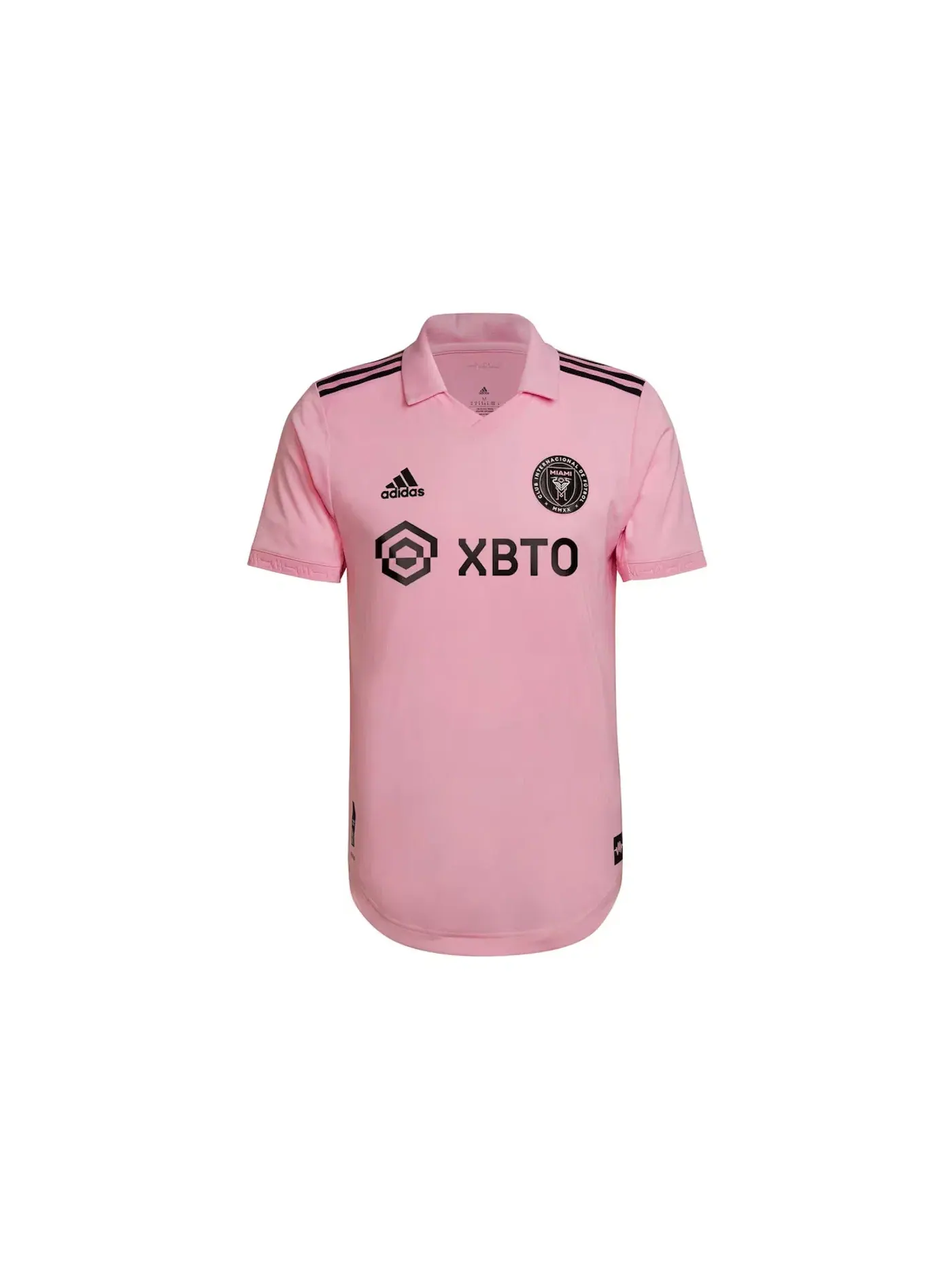 Мужская футбольная джерси с длинным рукавом Jersey Adidas — изображение 1 из 2, розовый/черный