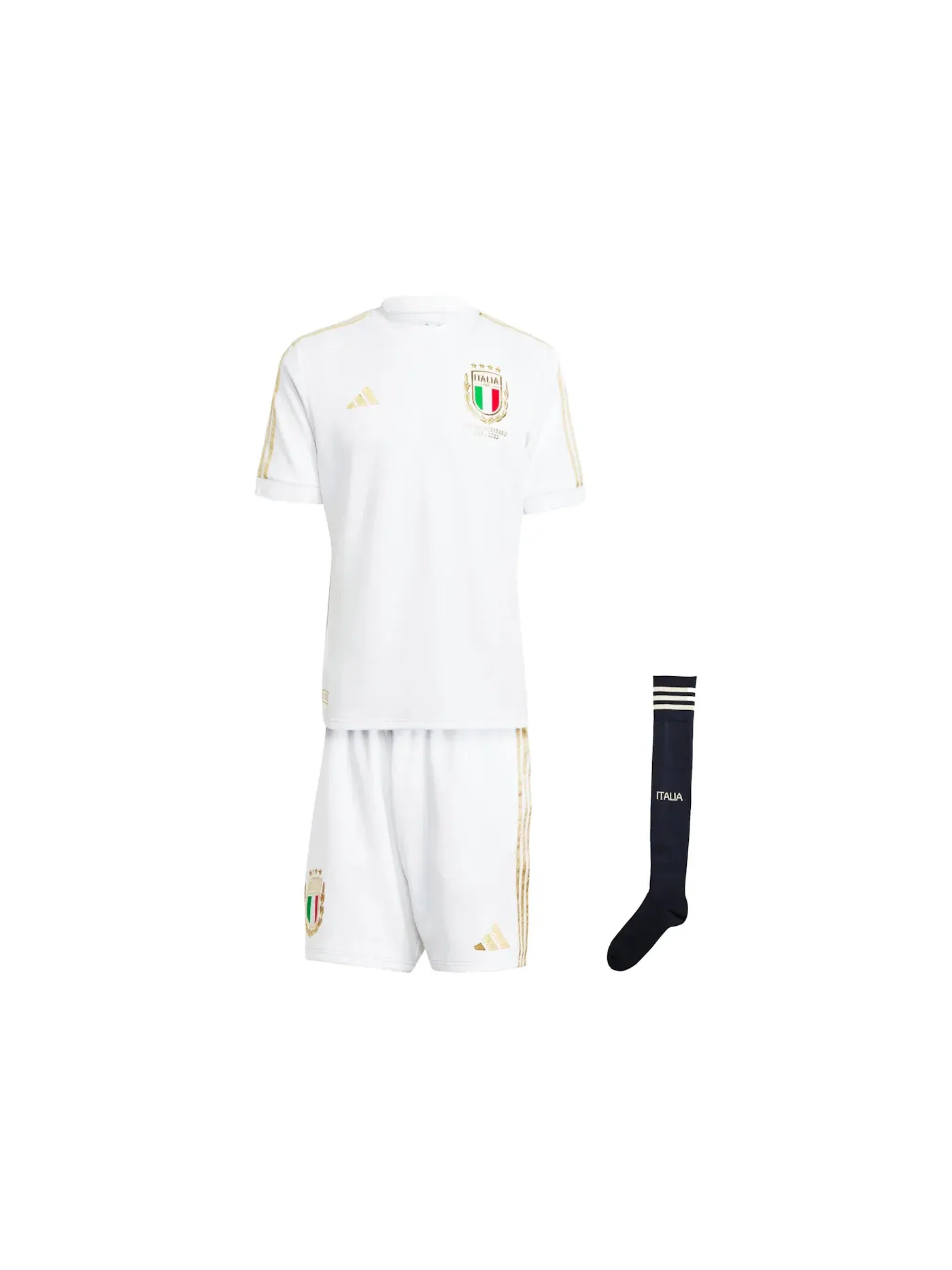 Мужской комплект джерси с дизайном Kit Adidas — изображение 2 из 4, белый