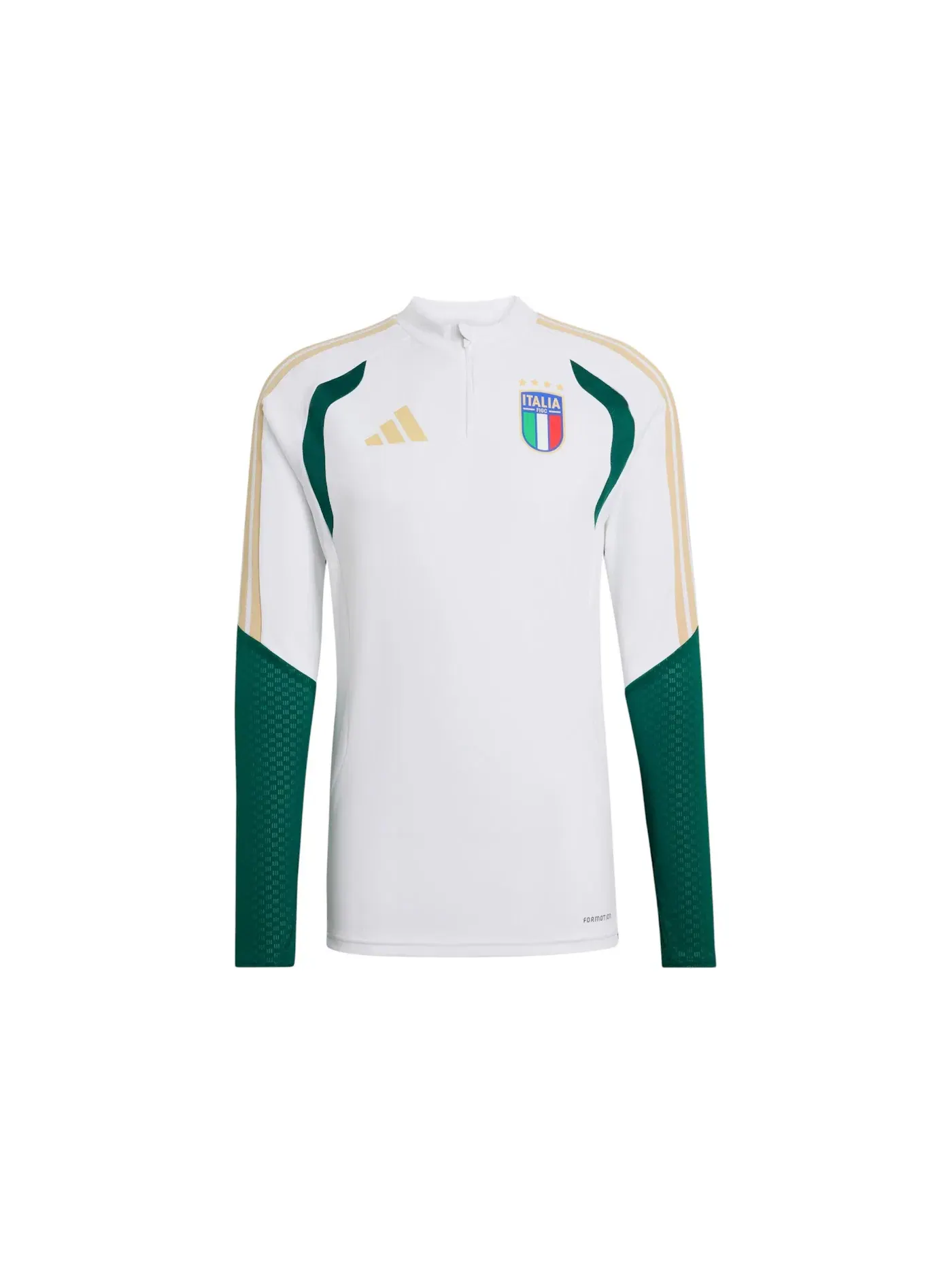 Мужская футболка с принтом Adidas Italy 2026 Tiro Top — изображение 1 из 1, белый