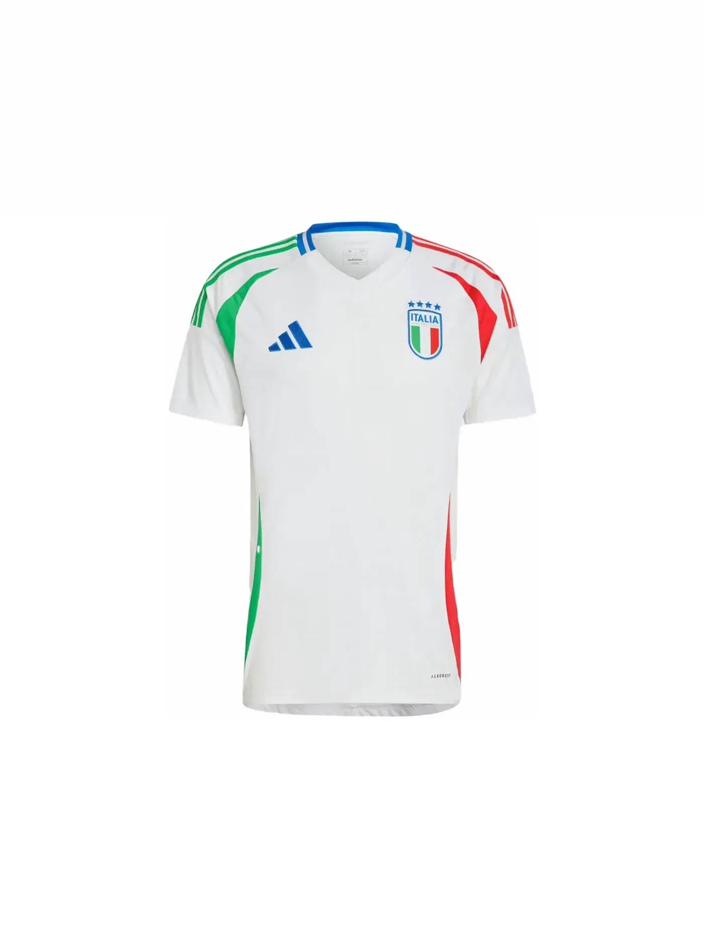 Мужская футбольная футболка Adidas Italy 24 Away Jersey — изображение 1 из 2, белый