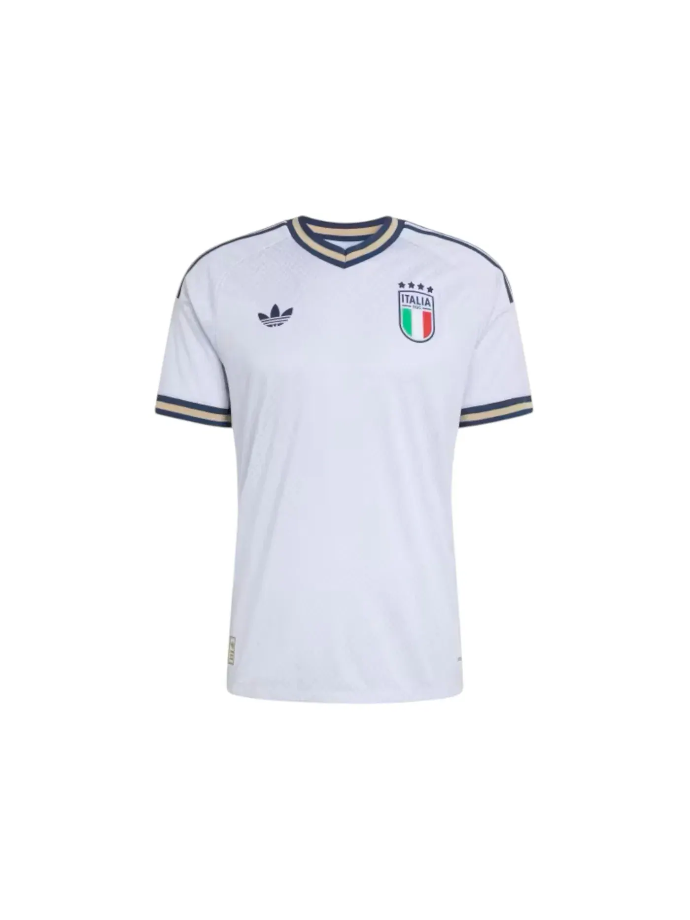 Мужская футболка с принтом Italy 26 Away Authentic Jersey Adidas, Aeroblue — изображение 1 из 2