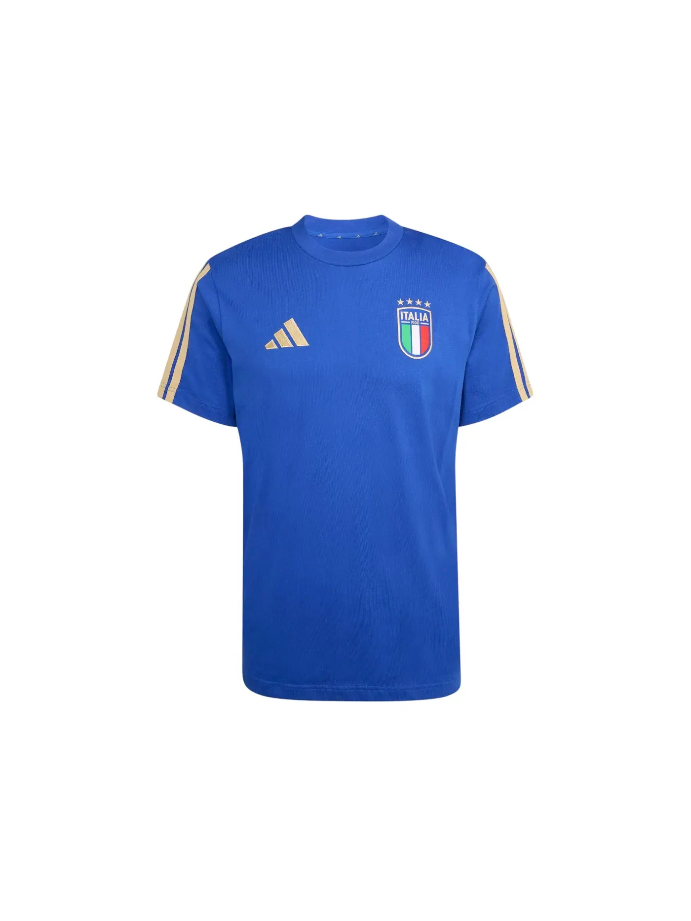 Мужская футболка с длинным рукавом Adidas Italy DNA T-Shirt — изображение 1 из 1, синий