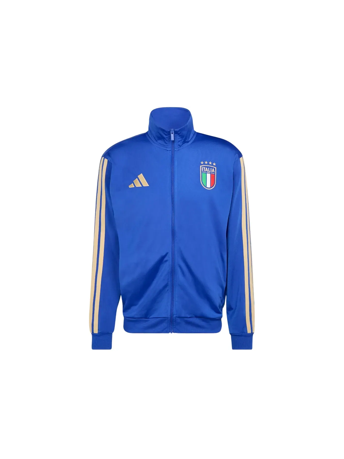 Мужская куртка-олимпийка Adidas Italy DNA Track Top — изображение 1 из 1, синий