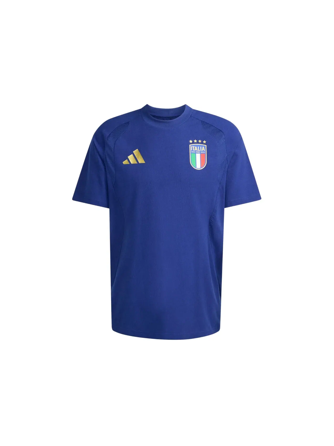 Мужская футболка с принтом Adidas Italy Tiro Travel Tee — изображение 1 из 1, синий