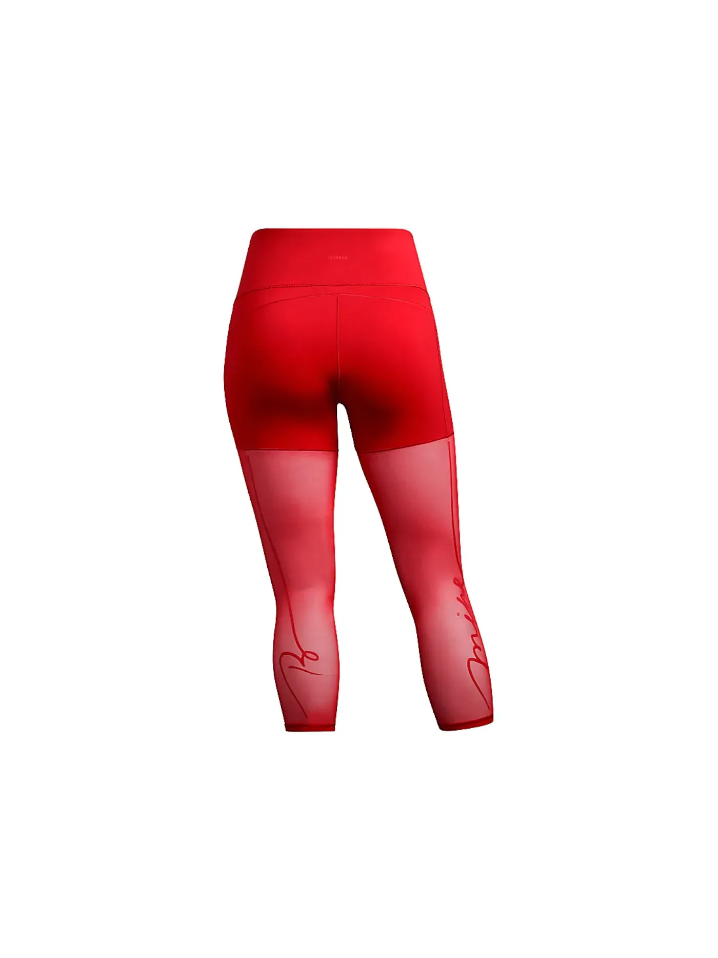 Женские леггинсы с принтом Adidas Ivy Park B Mine Tights (Plus Size) Adidas — изображение 2 из 2, красный