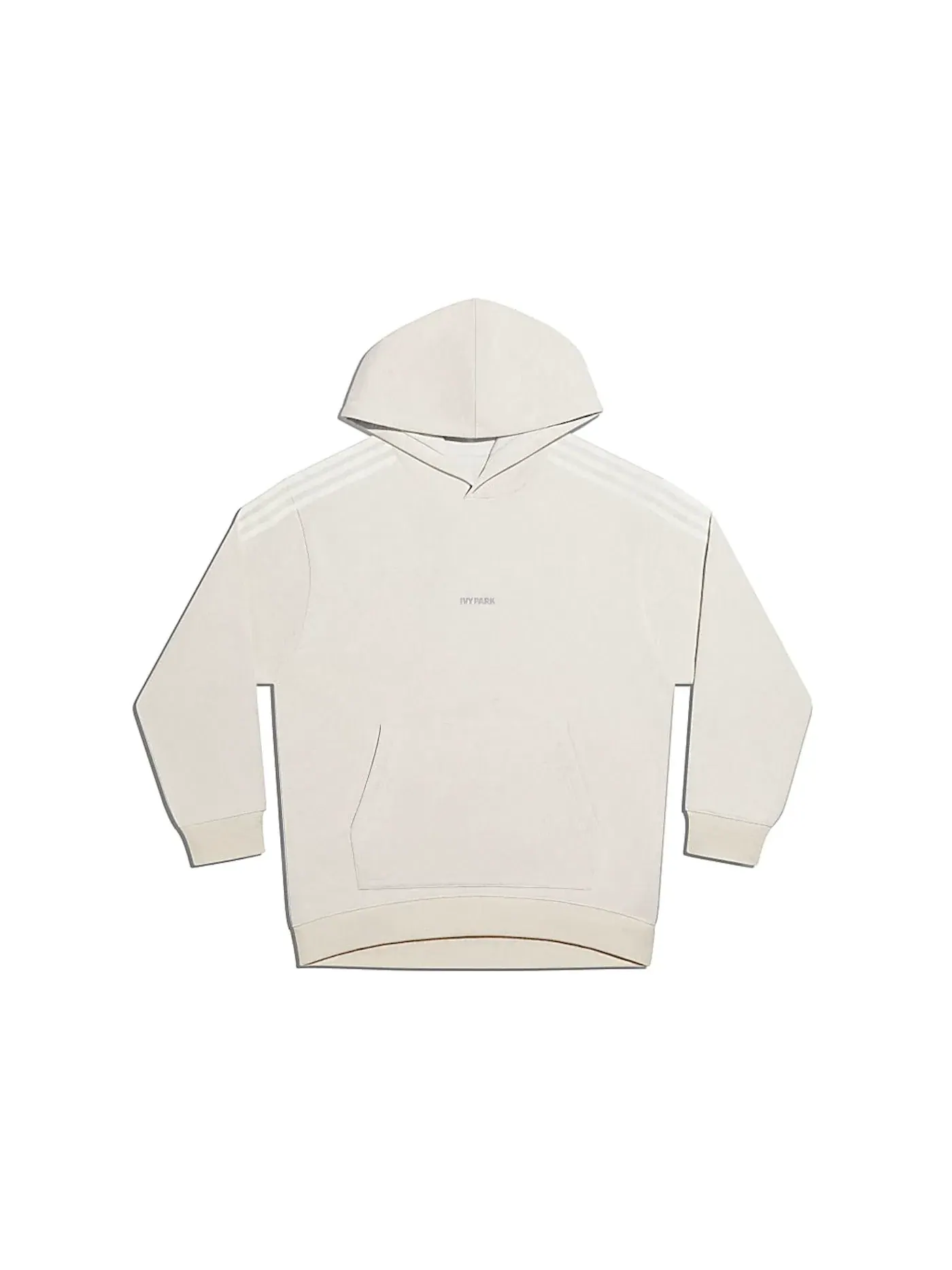 Унисекс худи с капюшоном Adidas Ivy Park Cargo — изображение 1 из 2, кремовый