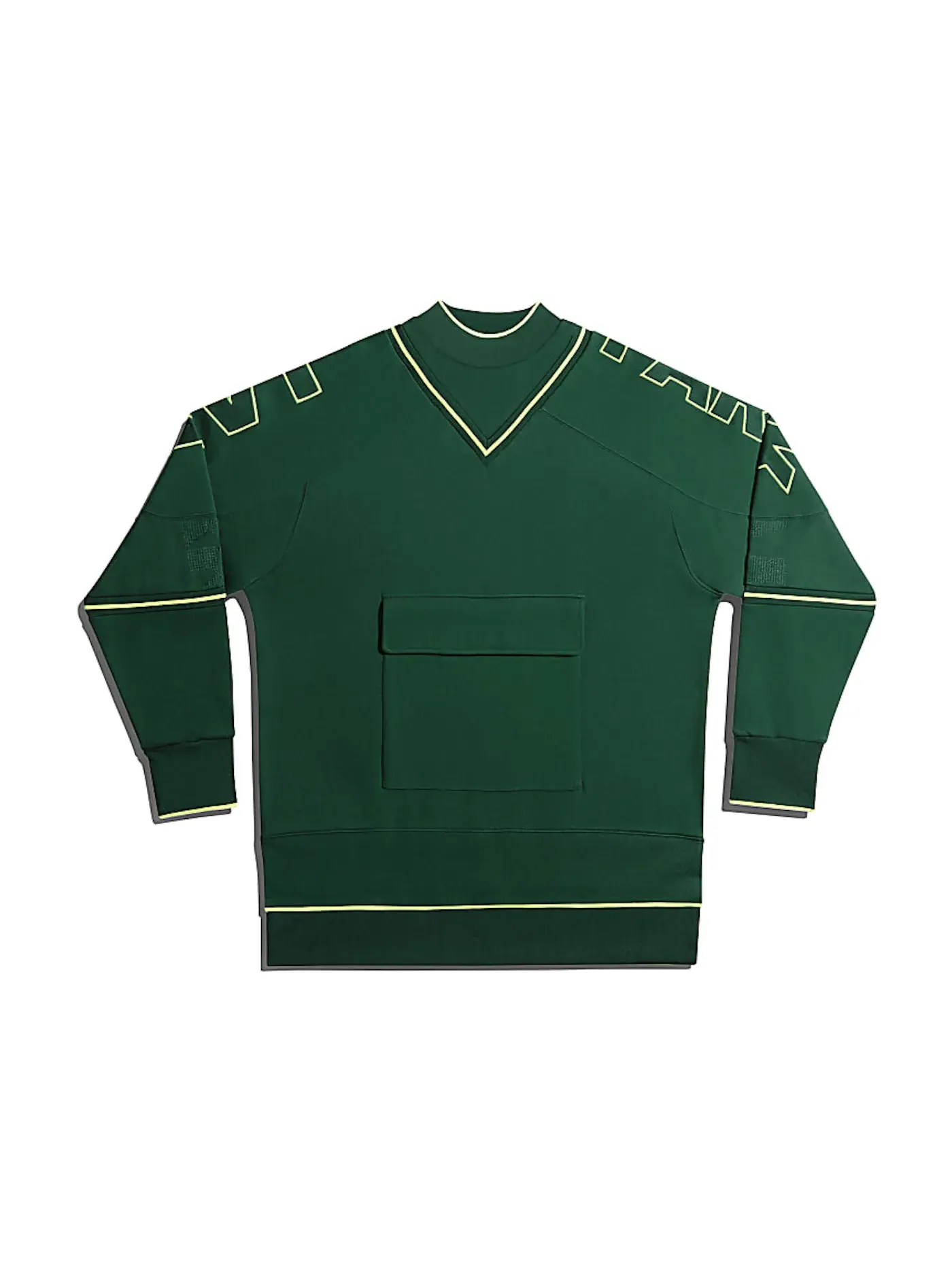 Женский свитшот с воротником-стойкой и грузовым карманом Adidas IVY PARK Cargo Sweatshirt — изображение 1 из 2