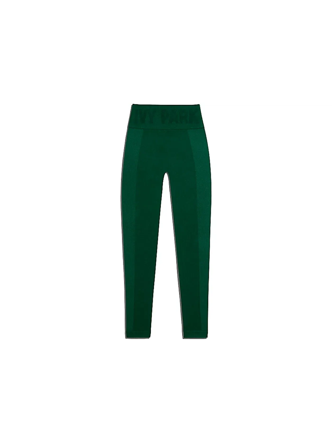 Женские леггинсы с лампасами Ivy Park Circular Knit 3-Stripes Adidas — изображение 2 из 2, темный зеленый