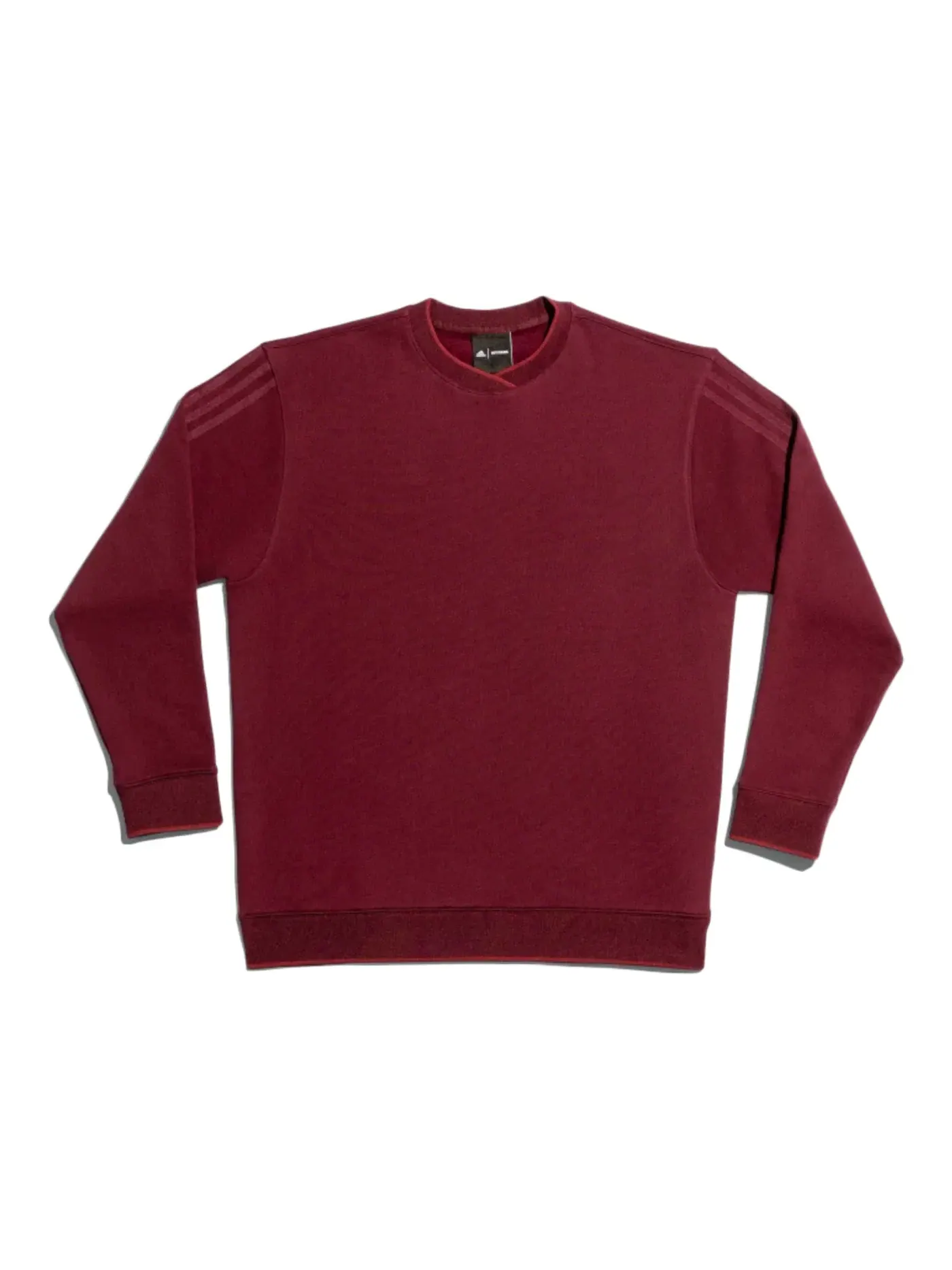 Унисекс свитшот с длинным рукавом Adidas Ivy Park, Maron/Noble Maroon — изображение 1 из 2