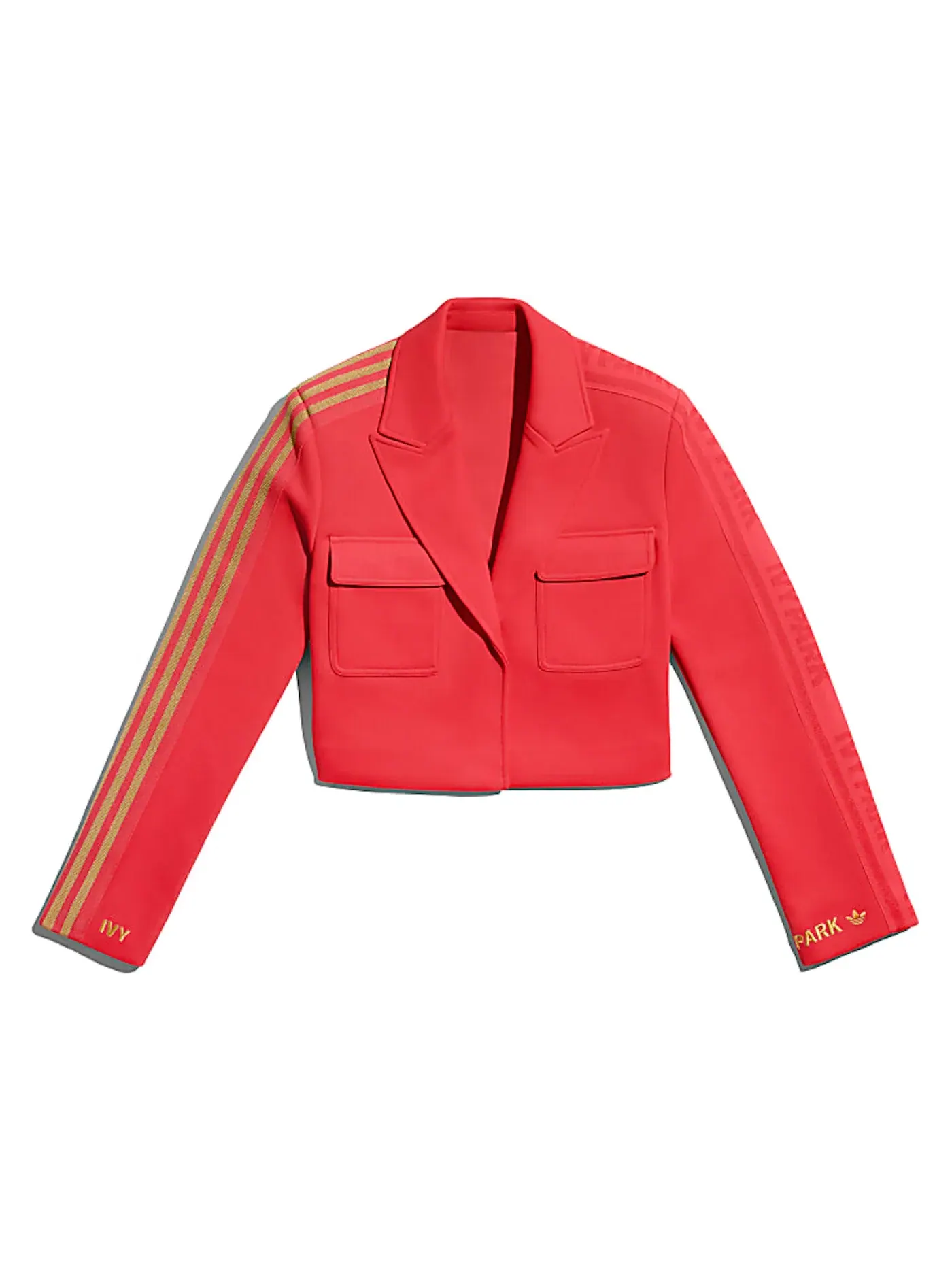 Женский пиджак-жакет приталенный Ivy Park Adidas, Real Coral/Mesa — изображение 1 из 2