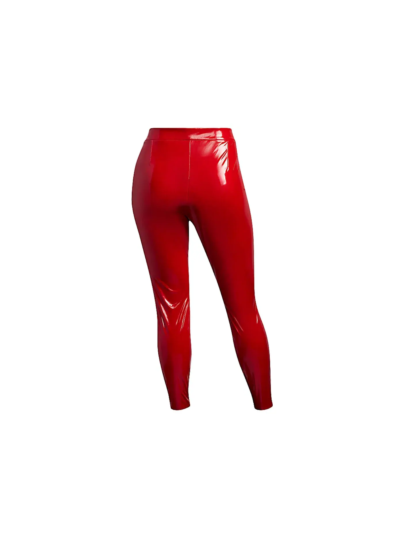 Женские брюки с прямыми штанинами без рукавов Straight-Leg Pants (Plus Size) Adidas — изображение 2 из 2, красный