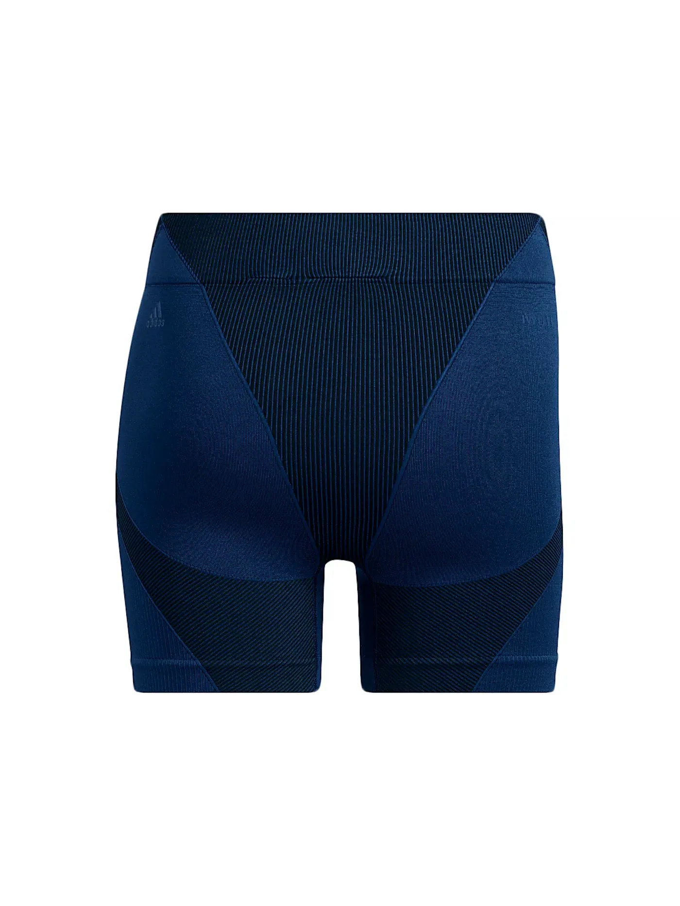 Женские леггинсы с коротким рукавом Ivy Park Halls of Ivy Short Tights Adidas — изображение 2 из 2, темный синий/черный