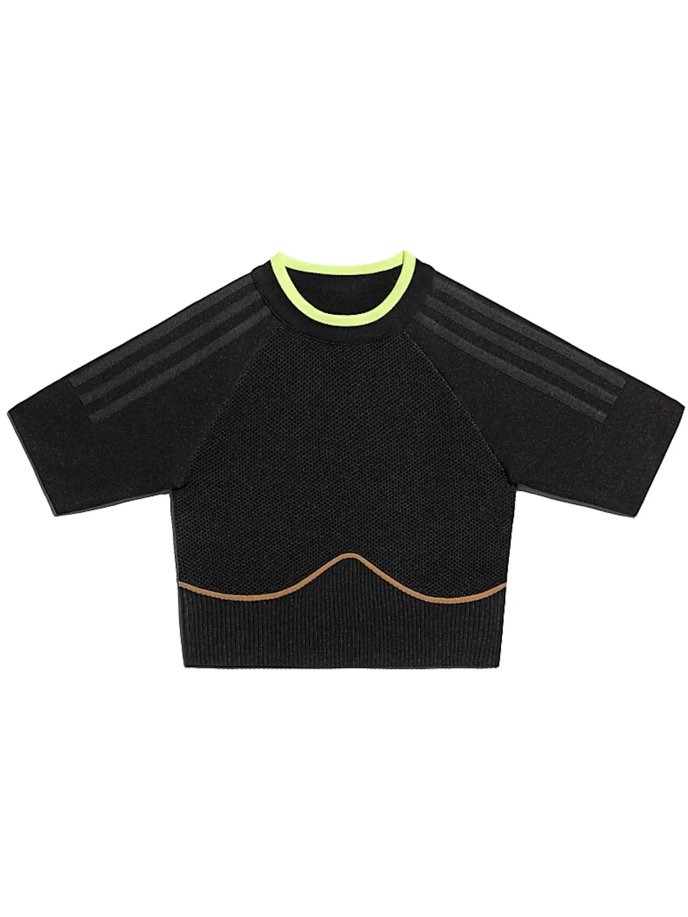 Женский топ из трикотажа Ivy Park Adidas — изображение 1 из 2, черный