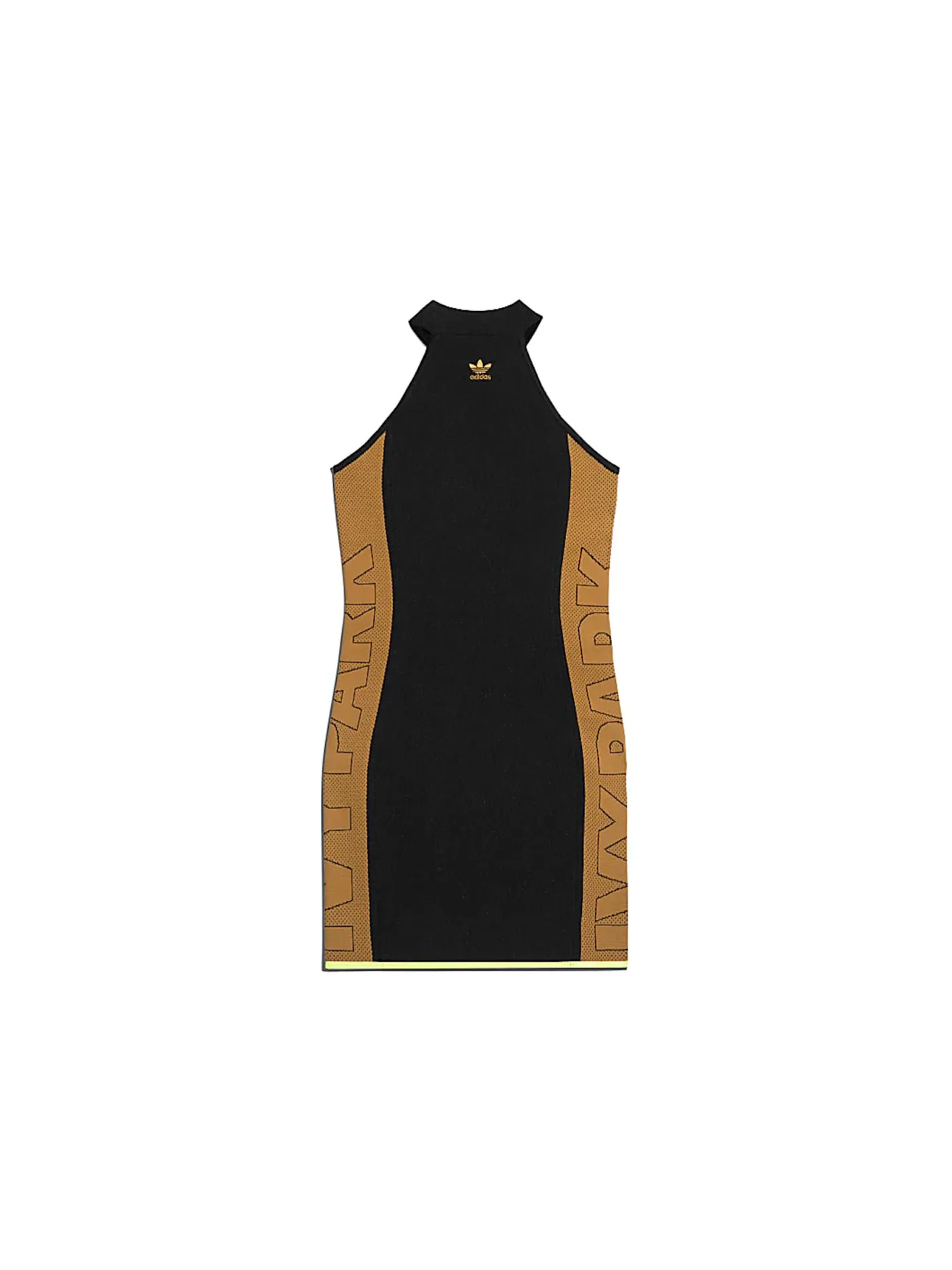 Женское платье трикотажное Adidas Ivy Park Knit Logo Dress — изображение 2 из 2, черный