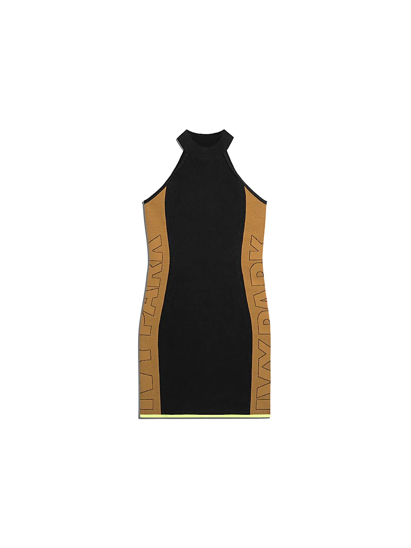 Женское платье трикотажное с принтом Adidas Ivy Park Knit Logo Dress — изображение 1 из 2, черный