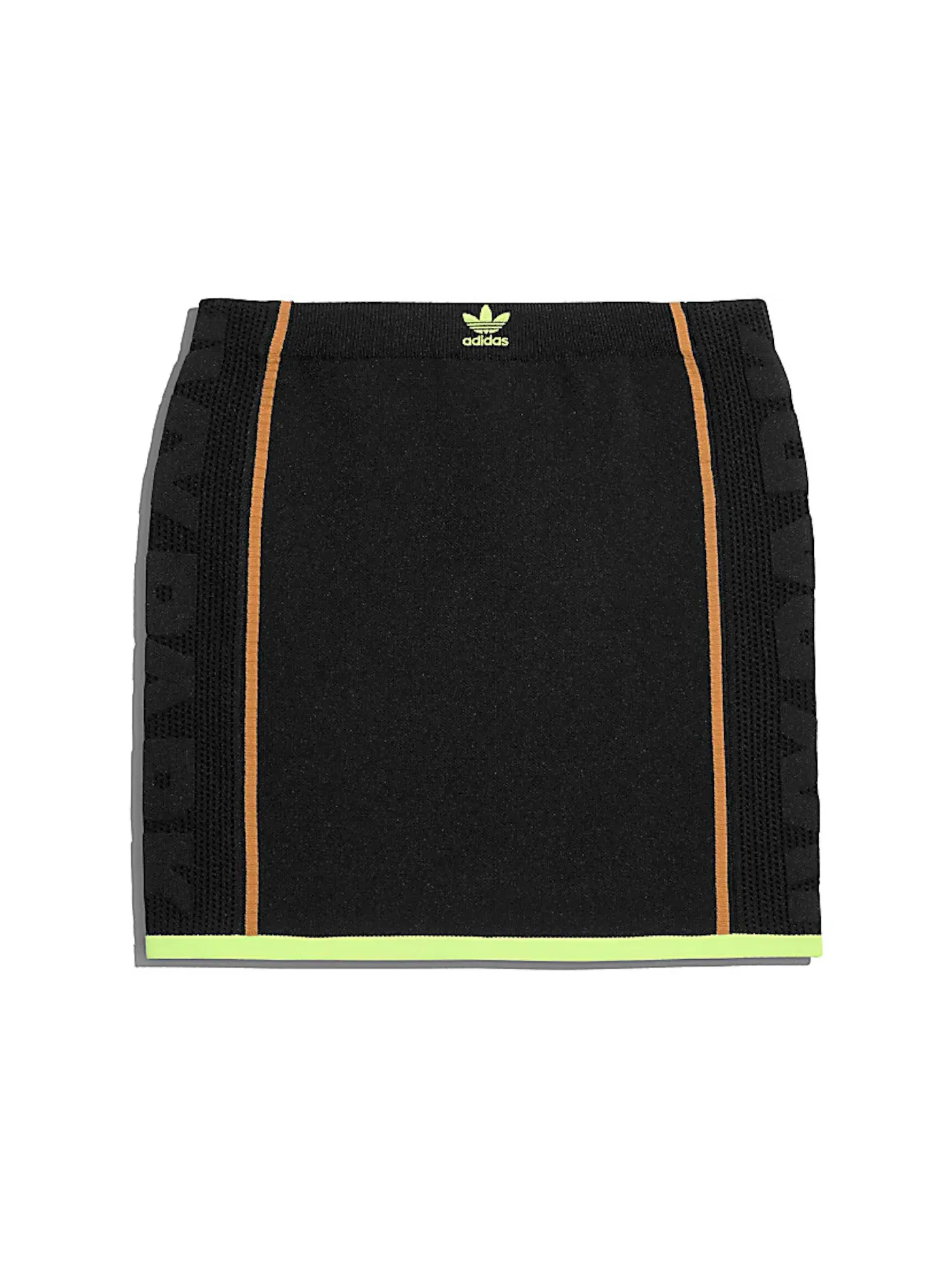 Женская юбка с вязаным узором Skirt (Plus Size) Adidas — изображение 2 из 2, черный