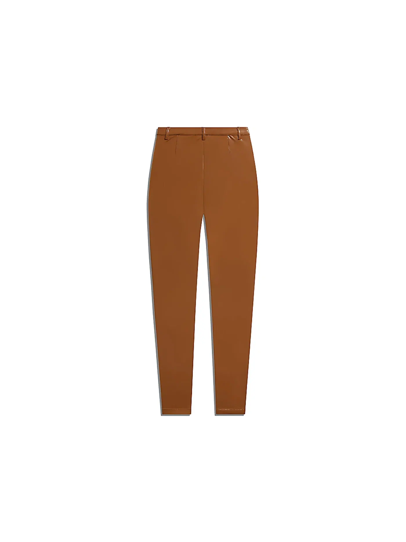 Женские брюки латексные Adidas Ivy Park Latex Pants Plus Size — изображение 2 из 2, коричневый
