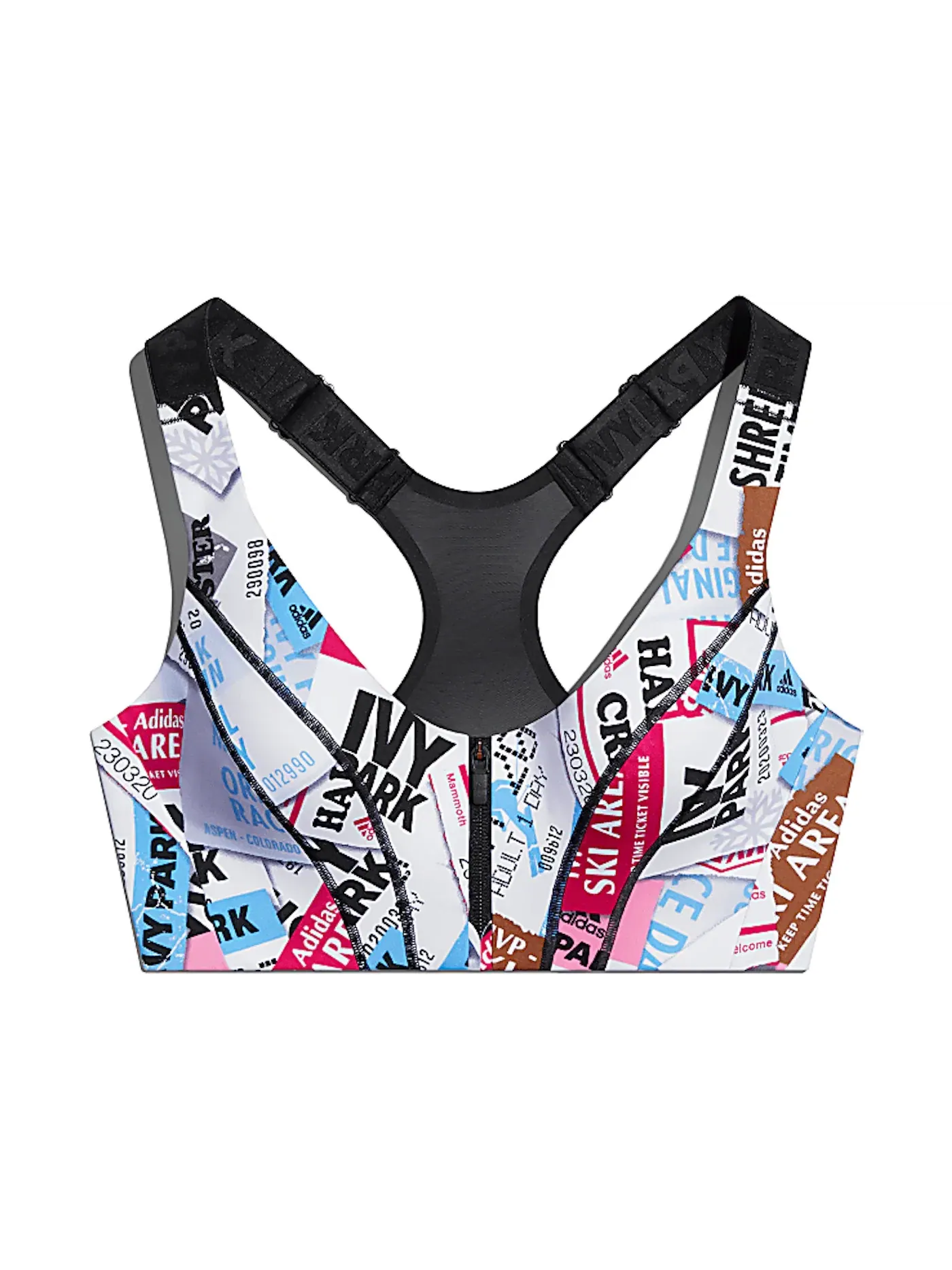 Женский бюстгальтер среднего уровня поддержки Bra Adidas — изображение 1 из 2, мульти