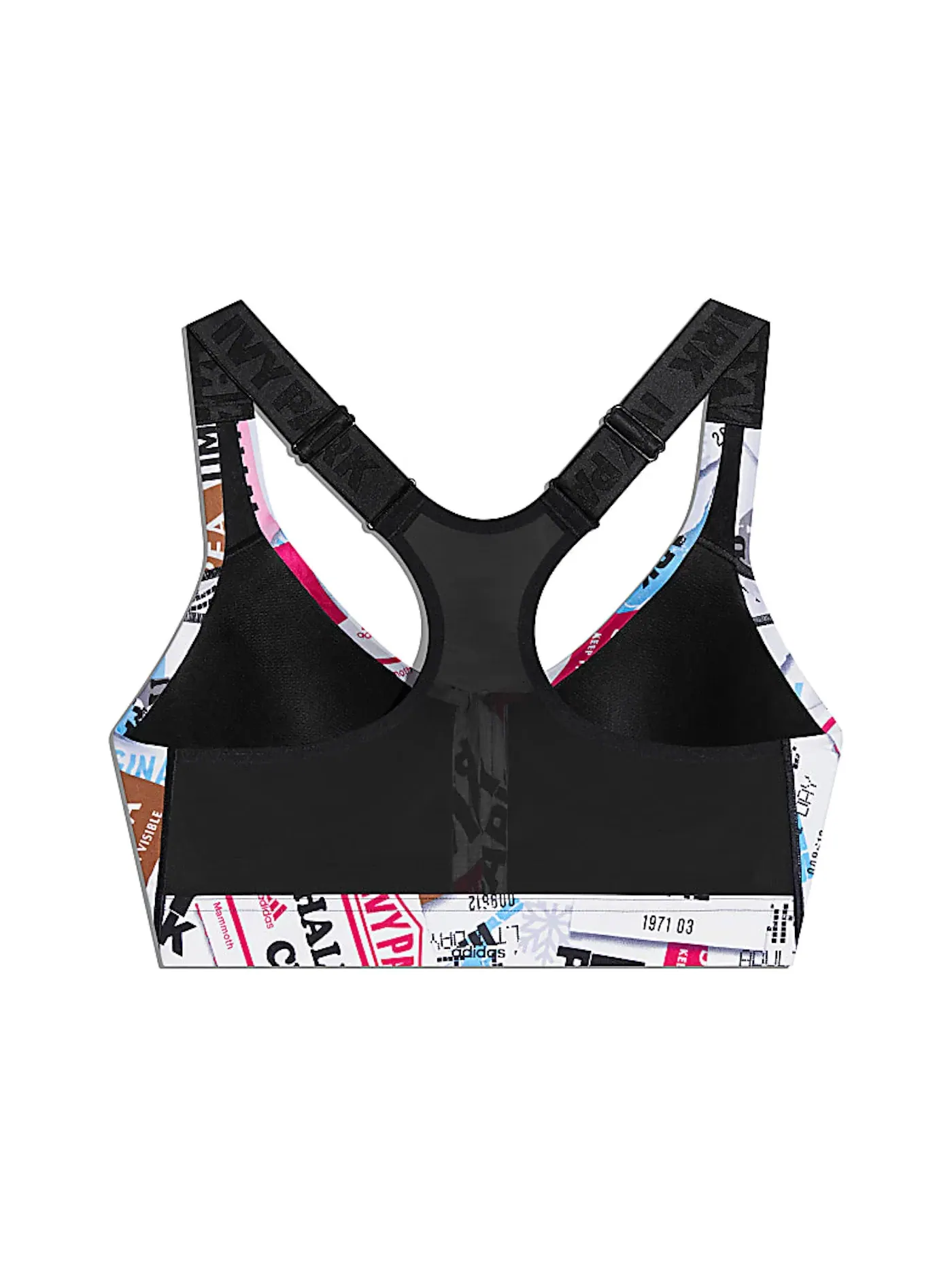 Женский бюстгальтер среднего уровня поддержки Bra Adidas — изображение 2 из 2, мульти