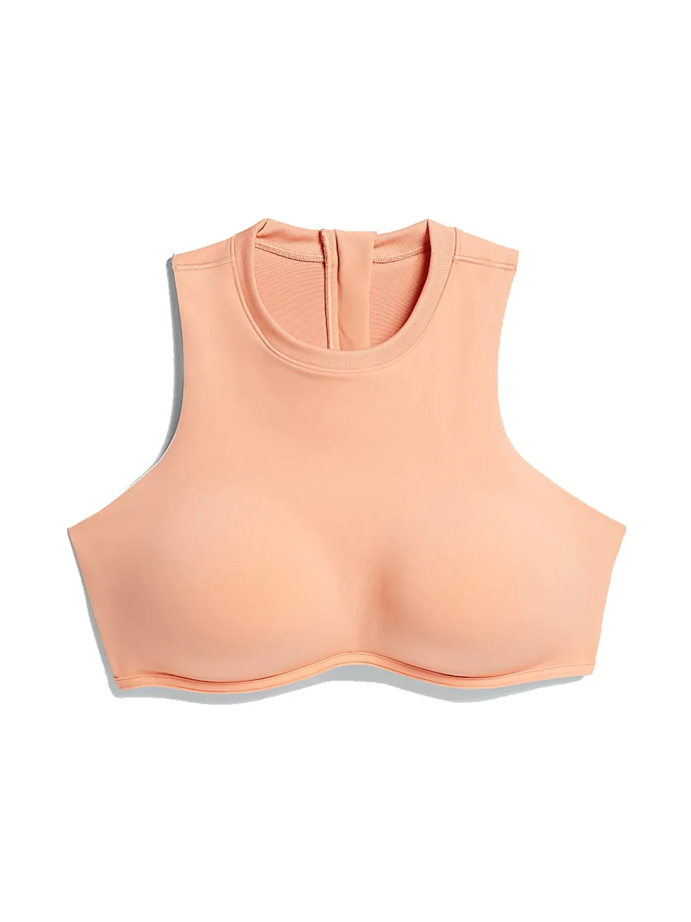 Женский топ-кроп с сетчатой вставкой Mesh Crop Top Adidas — изображение 1 из 2, розовый