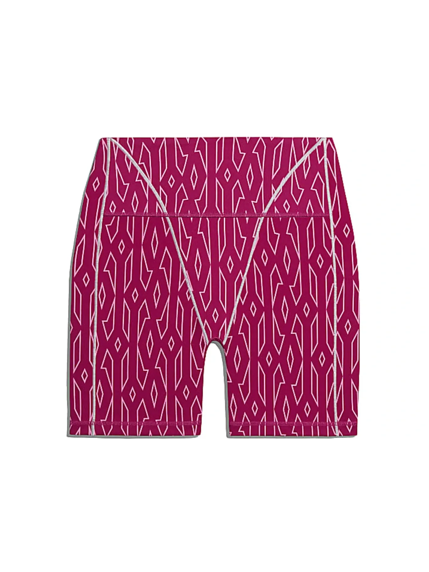 Женские леггинсы с монограммой Adidas Ivy Park Monogram Short Tights — изображение 1 из 2, розовый