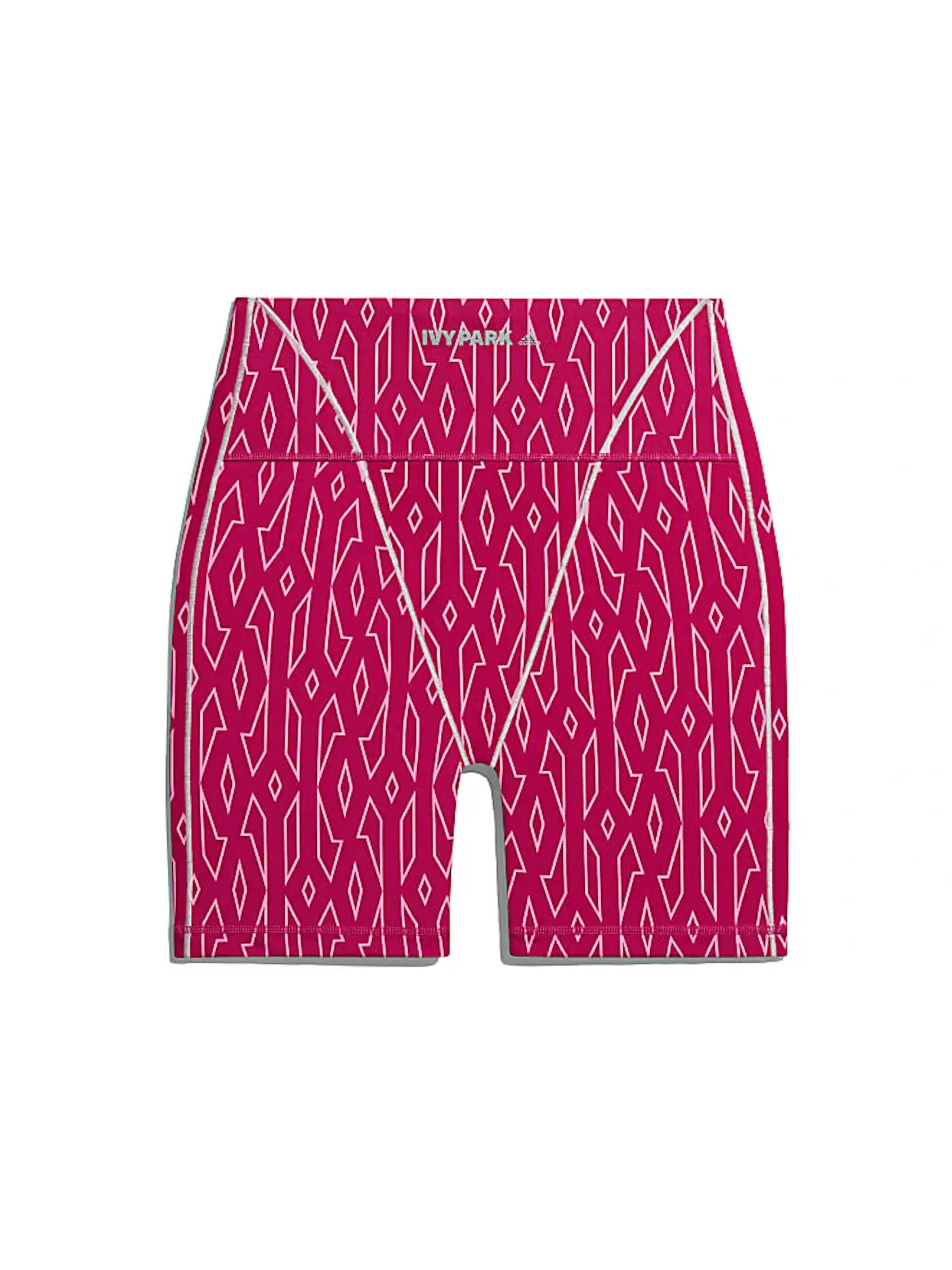 Женские леггинсы с монограммой Adidas Ivy Park Monogram Short Tights — изображение 2 из 2, розовый