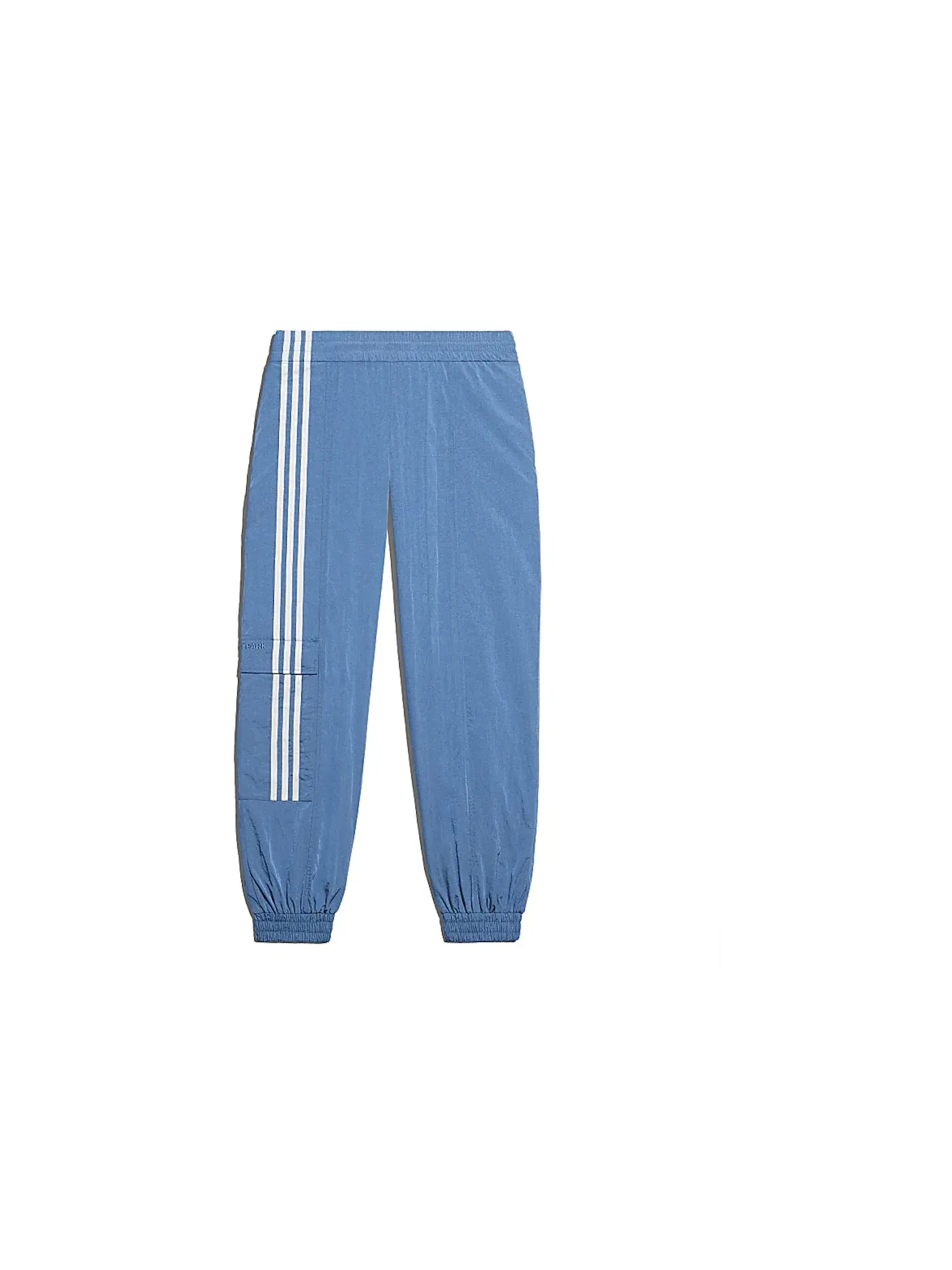 Унисекс спортивные штаны с принтом Track Pants Adidas — изображение 1 из 2, светлый синий