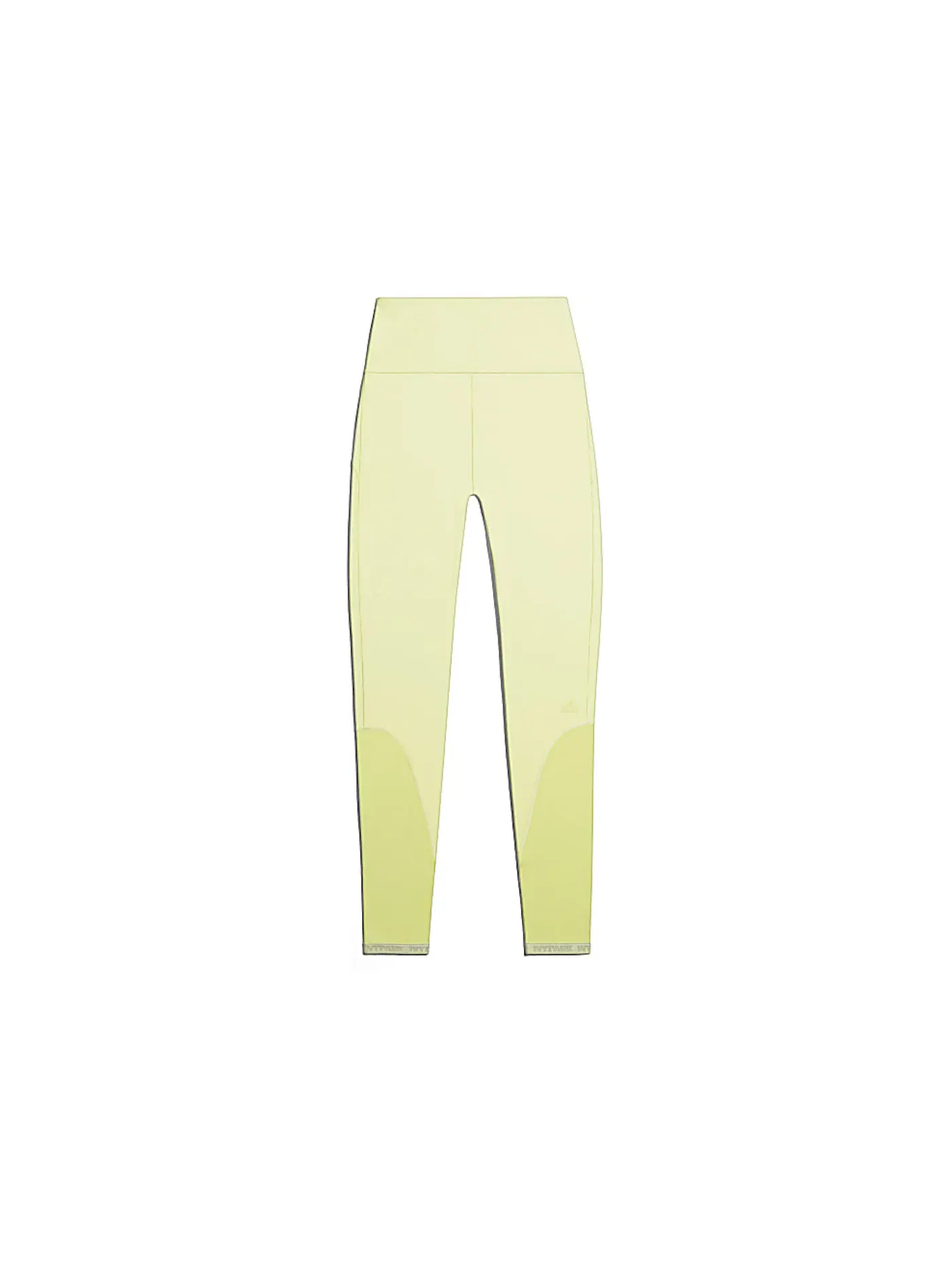 Женские леггинсы с панелями Ivy Park Rib Panel Tights Adidas — изображение 1 из 2, желтый