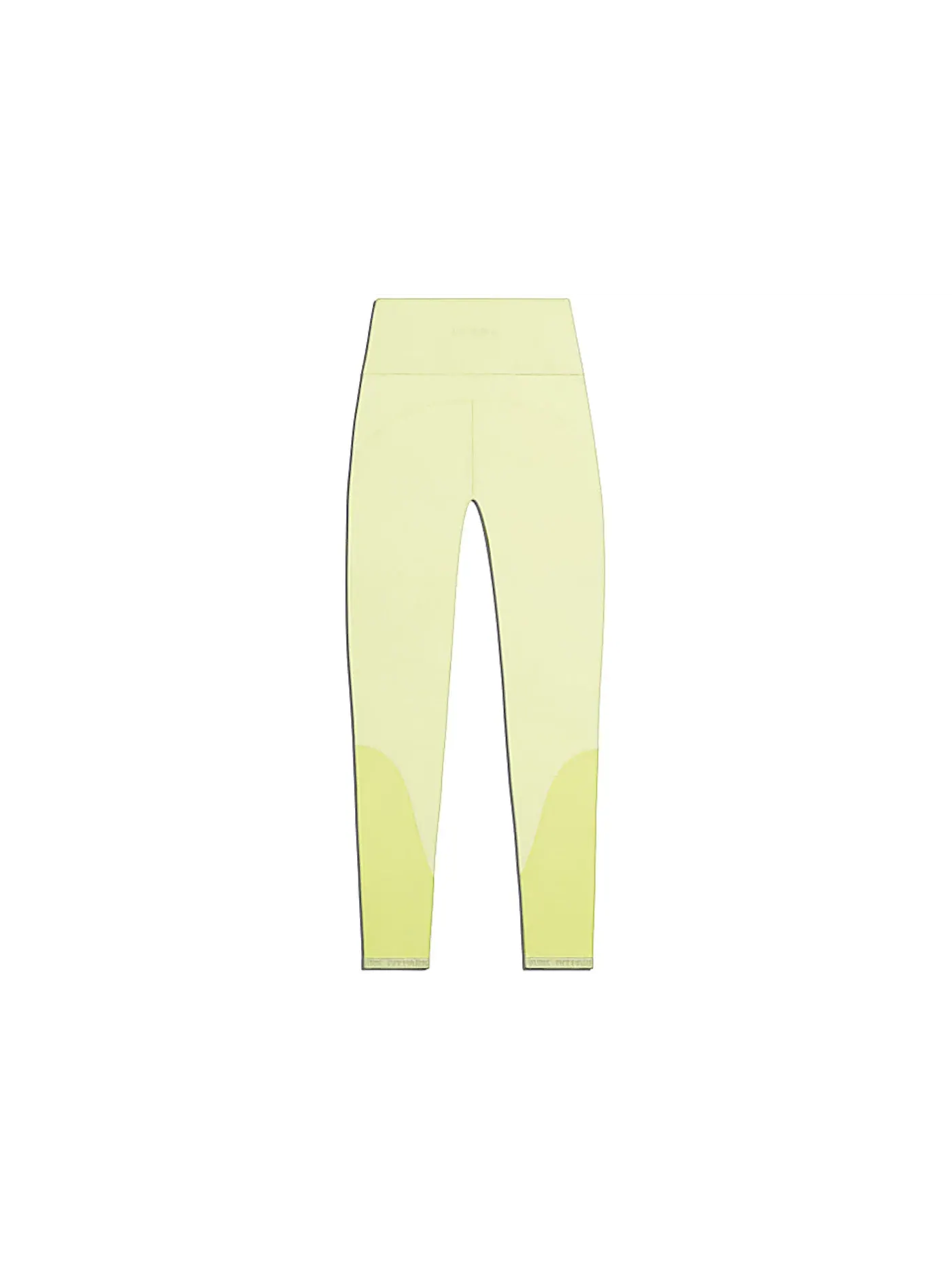 Женские леггинсы с панелями Ivy Park Rib Panel Tights Adidas — изображение 2 из 2, желтый