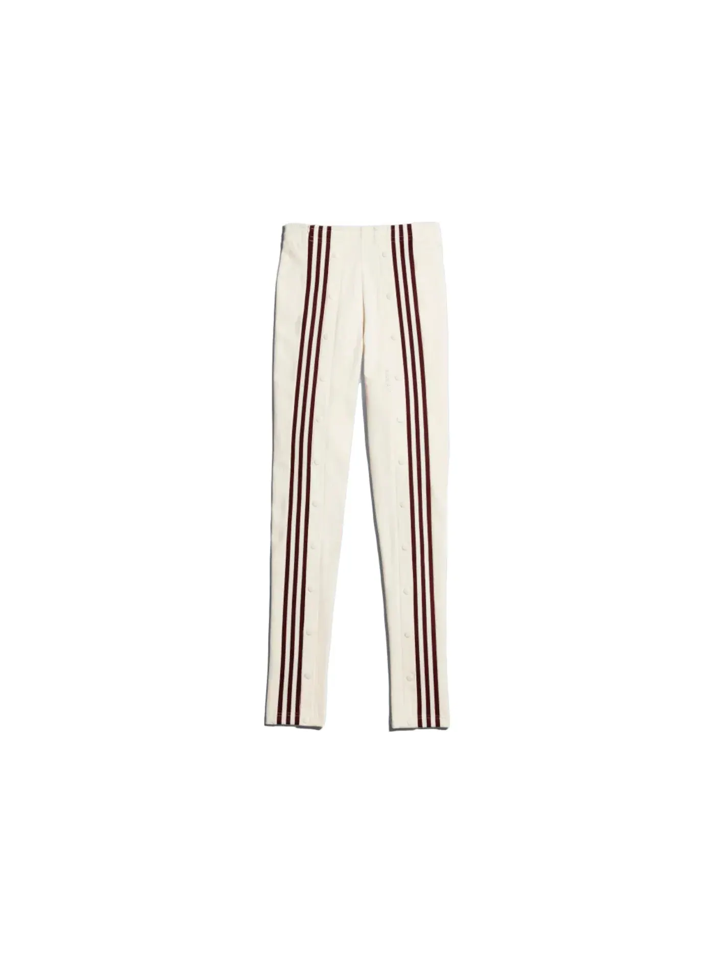 Детские спортивные штаны с защелками Adidas Ivy Park Snap Track Pants — изображение 1 из 1, экру тинт/марун