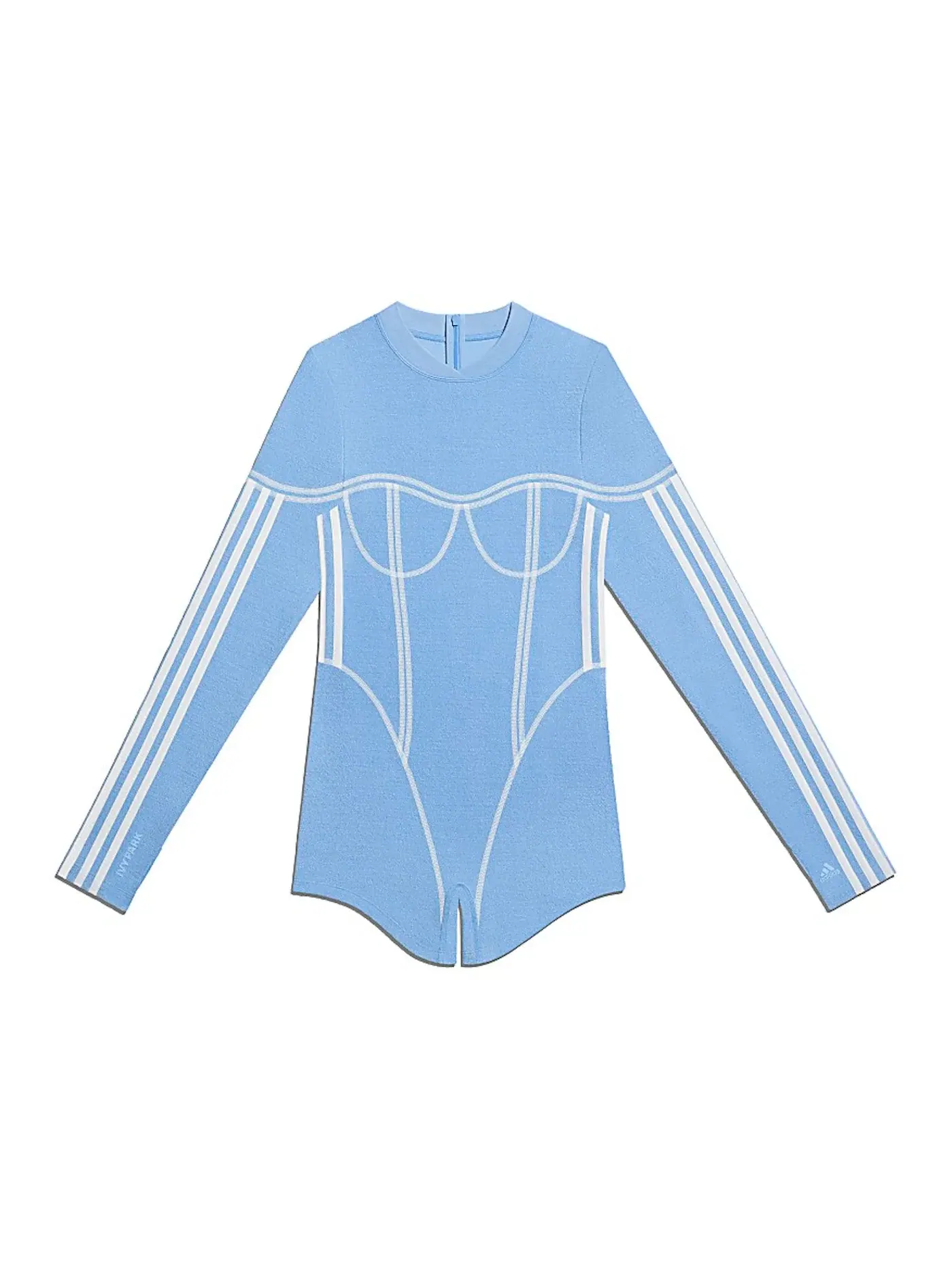 Женское боди-комбинезон Romper Adidas — изображение 1 из 2, светлый синий