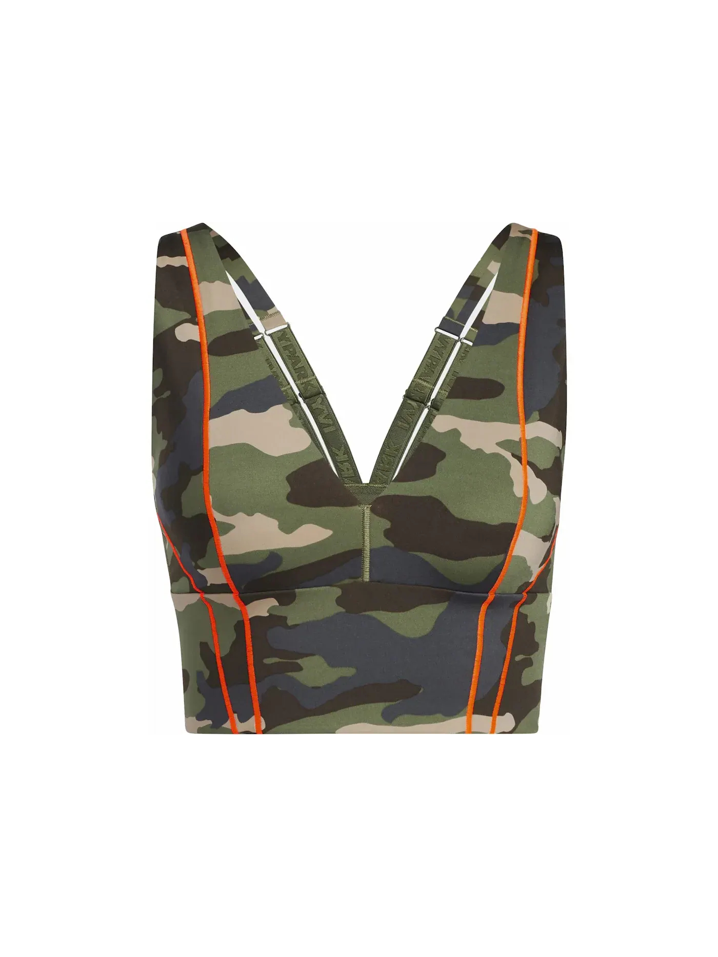Женский бюстгальтер с принтом Ivy Park Bra Adidas, AOP Camo — изображение 1 из 2