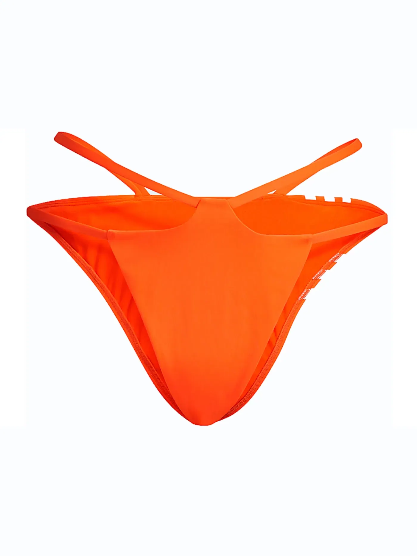 Женские плавки бикини без рукавов Ivy Park Bikini Bottom (Plus Size) Adidas — изображение 2 из 2, оранжевый