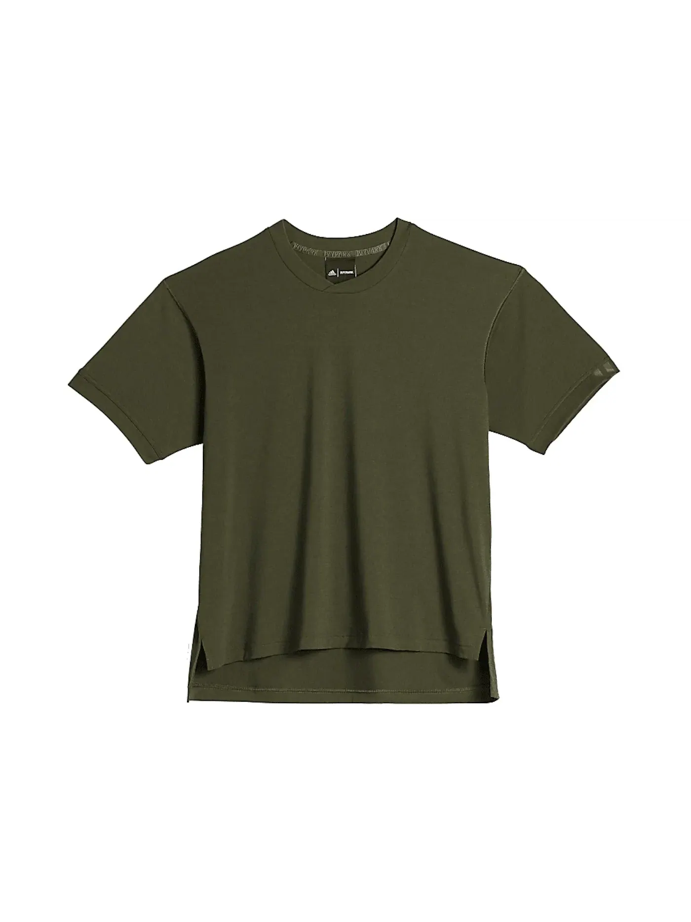 Футболка с принтом T-shirt (All Gender) Adidas — изображение 1 из 2, оливковый