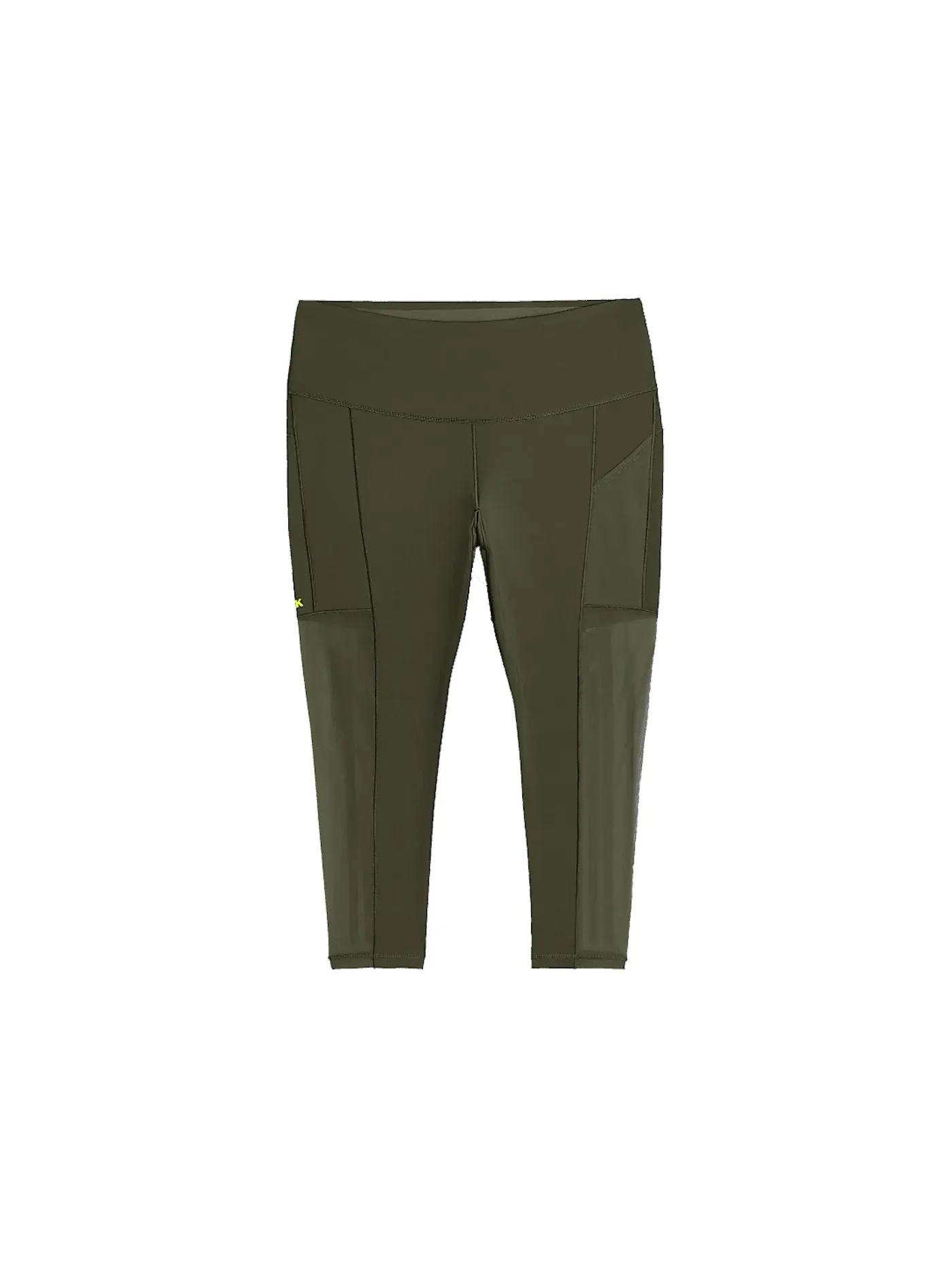 Женские леггинсы с принтом Tights (Plus Size) Adidas — изображение 1 из 2, оливковый/черный