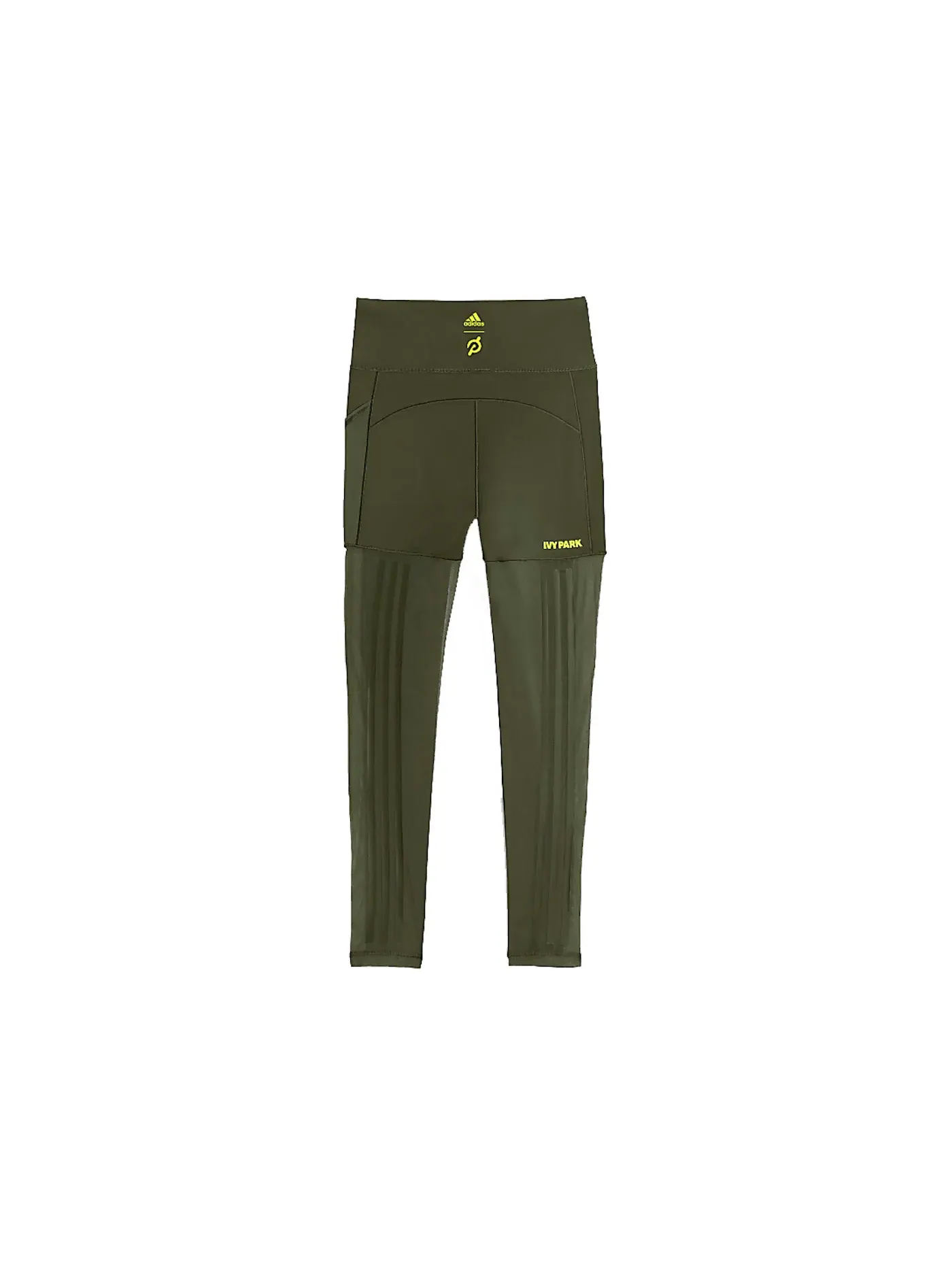 Женские леггинсы с принтом Tights Adidas — изображение 2 из 2, оливковый/черный
