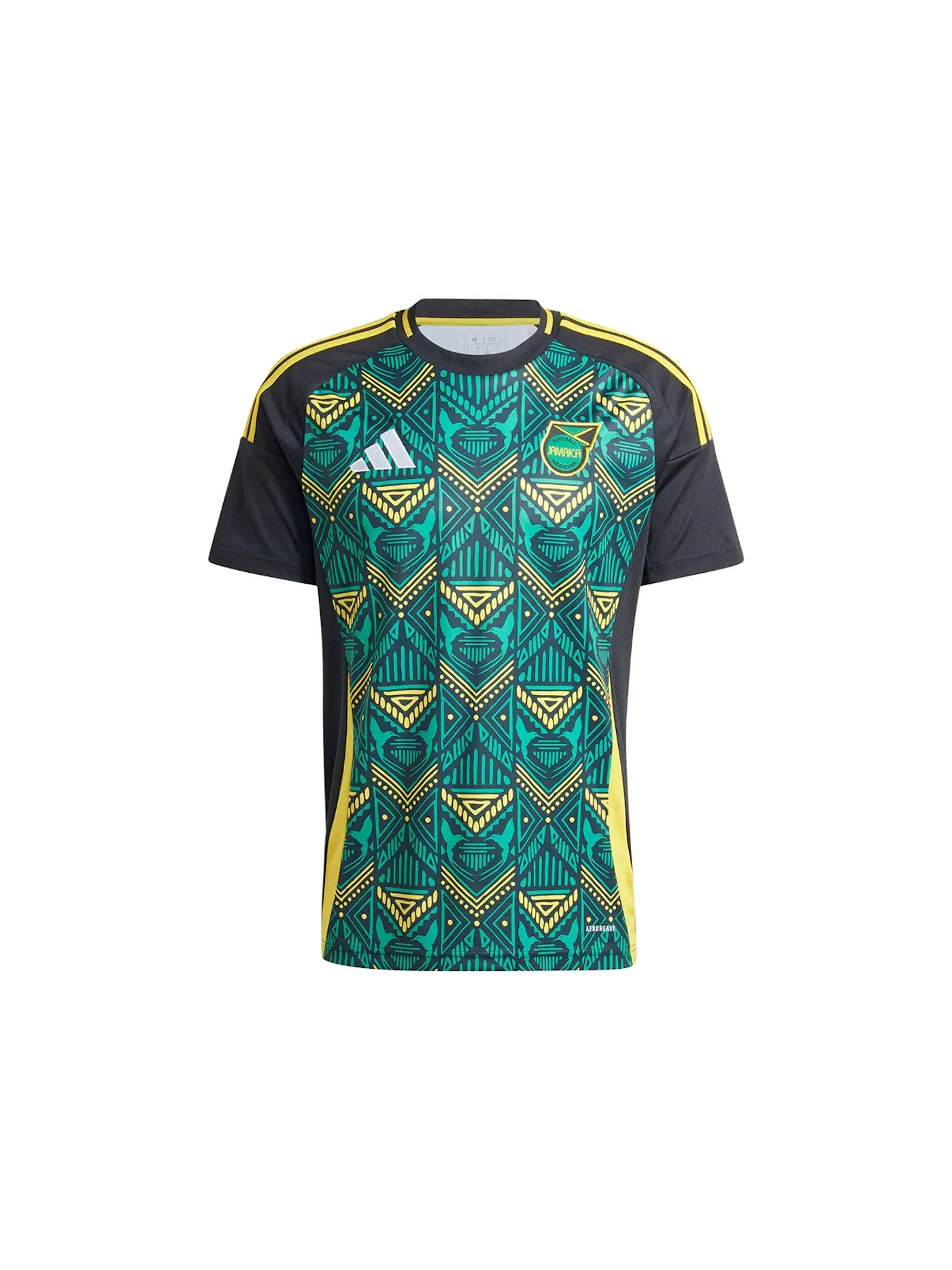 Мужская футболка с коротким рукавом Jersey Adidas — изображение 1 из 1, черный