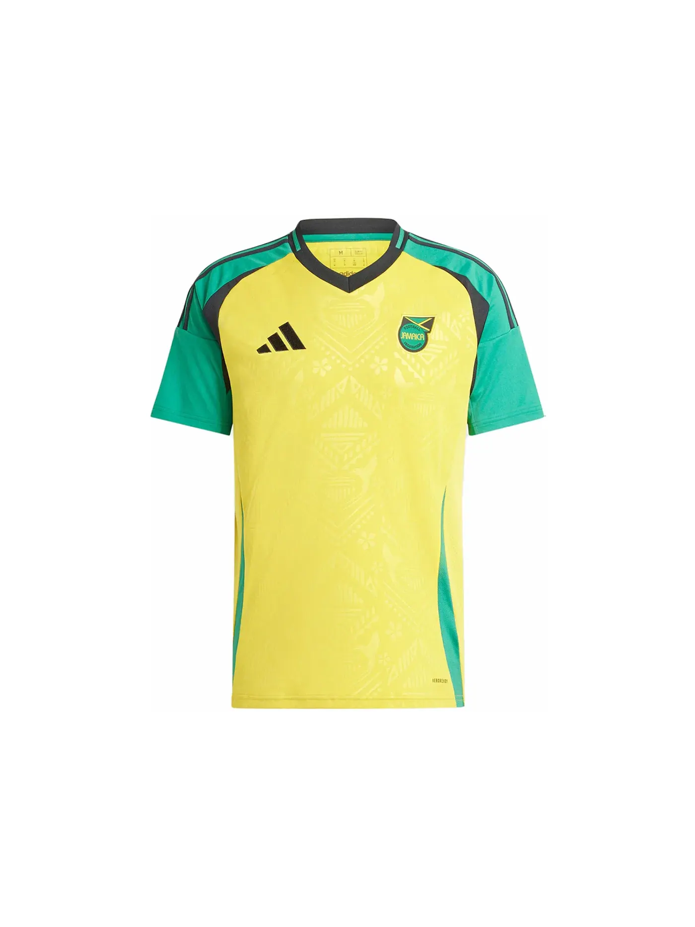 Мужская футбольная футболка с коротким рукавом Jersey Adidas — изображение 1 из 1, желтый
