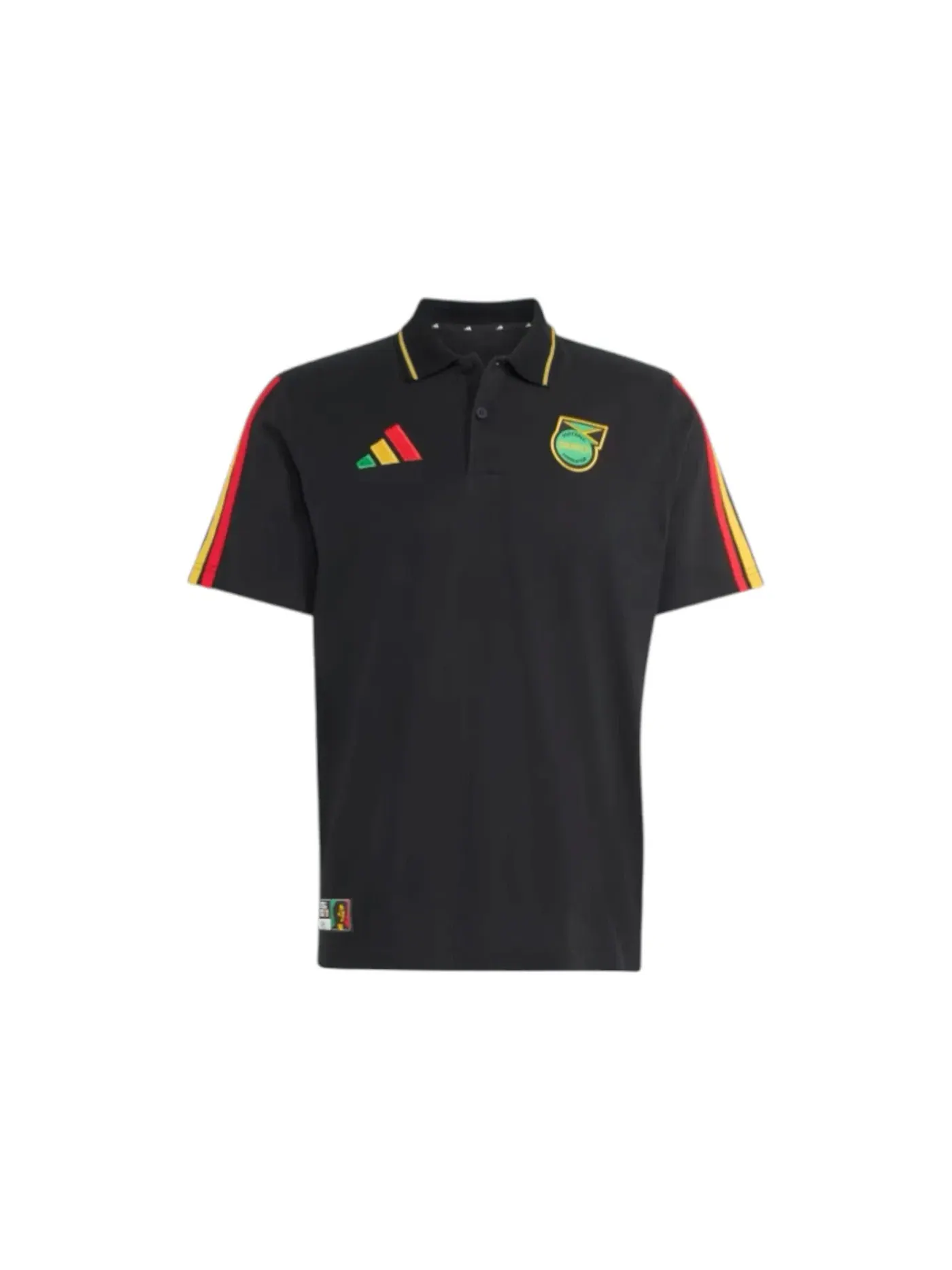 Мужское поло Jamaica Bob Marley DNA Adidas — изображение 1 из 1, черный