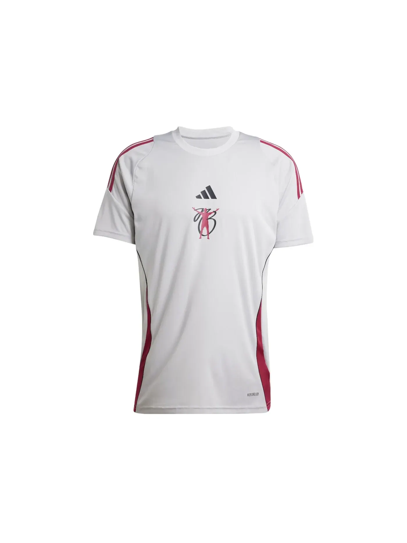 Мужская футбольная джерси с длинным рукавом Jersey Adidas — изображение 1 из 1, серый