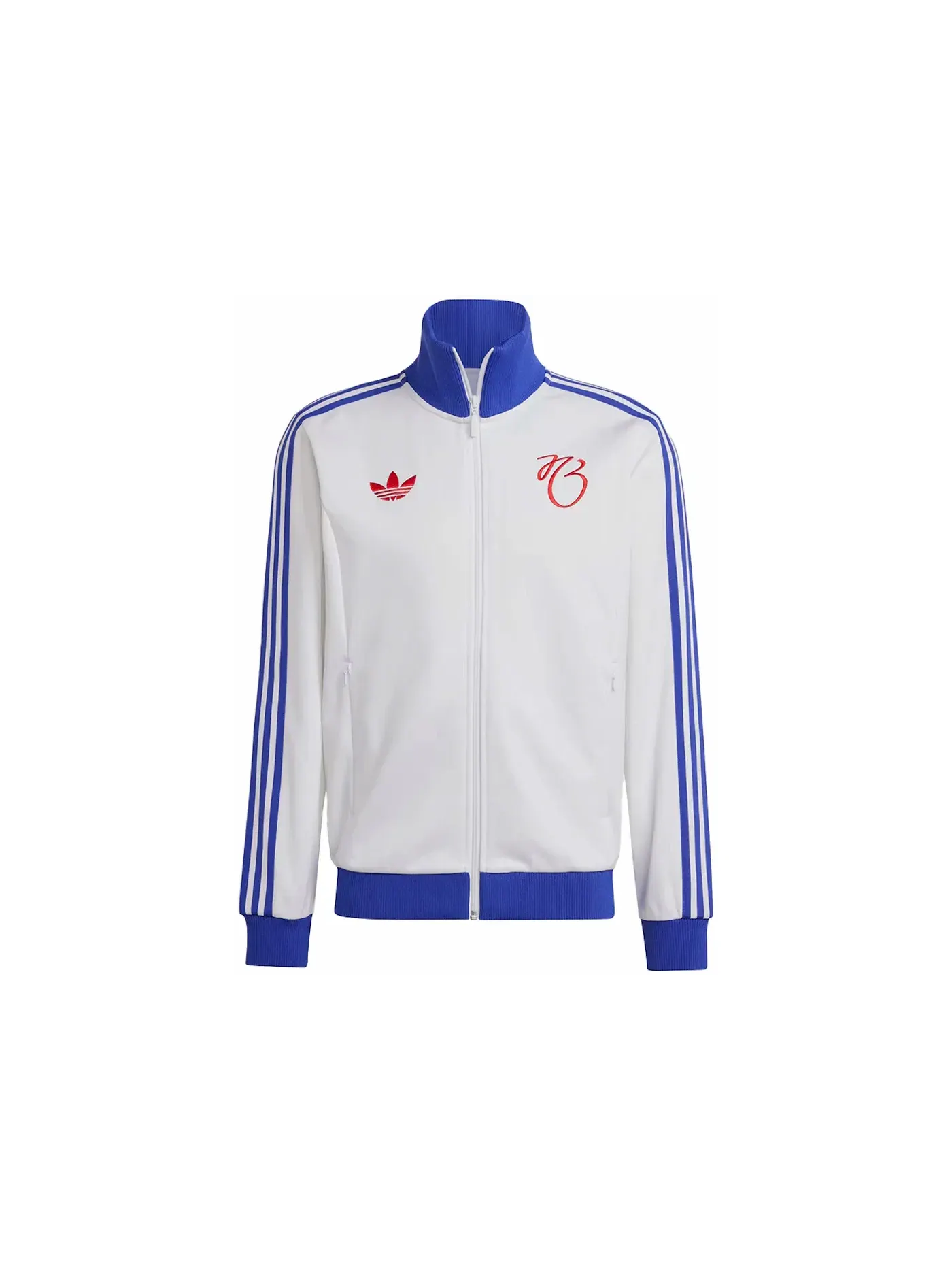 Мужская куртка-ветровка с длинным рукавом Adidas — изображение 1 из 1, белый