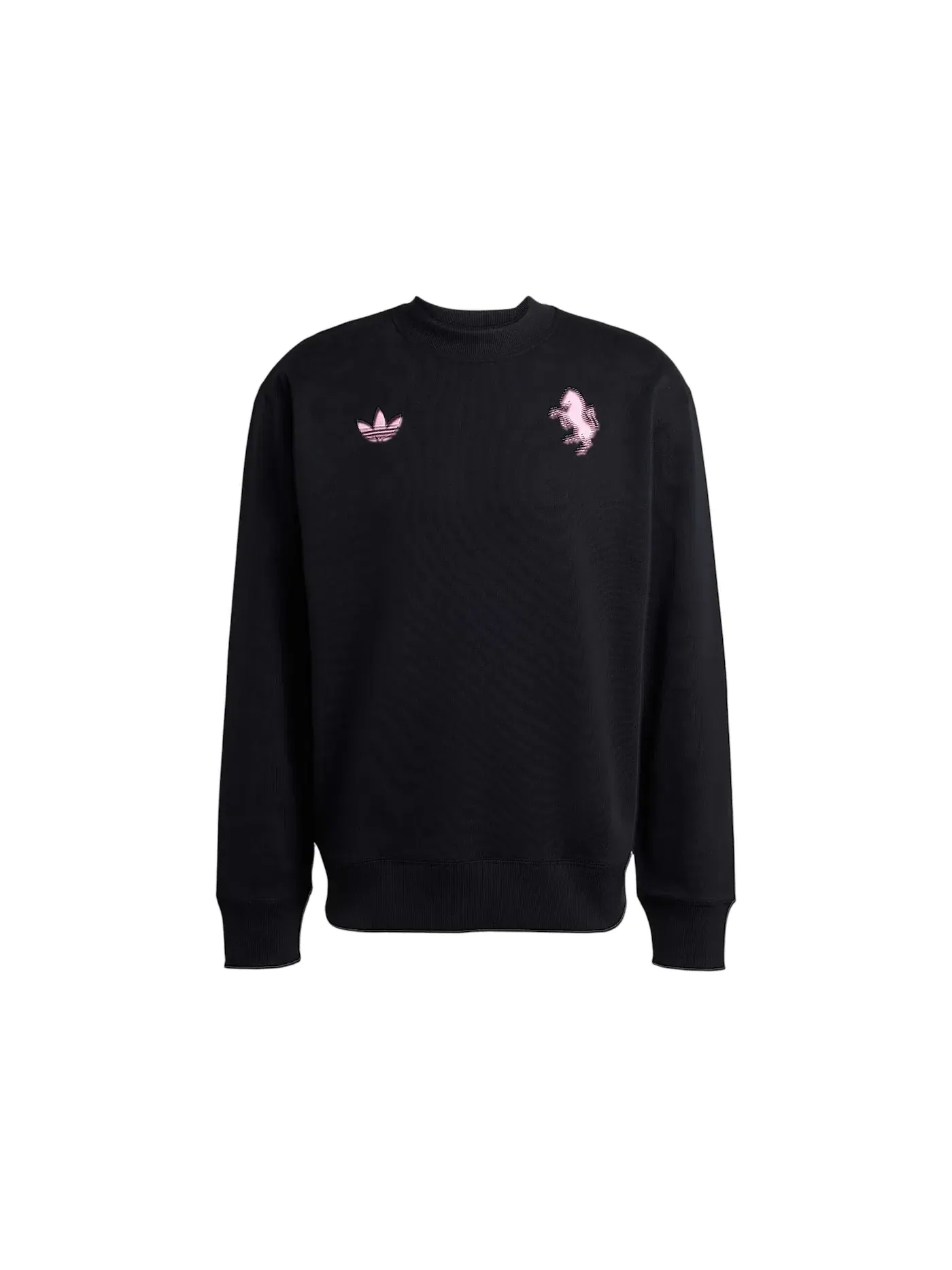 Мужской свитшот с круглым вырезом Adidas Crewneck — изображение 1 из 1, черный