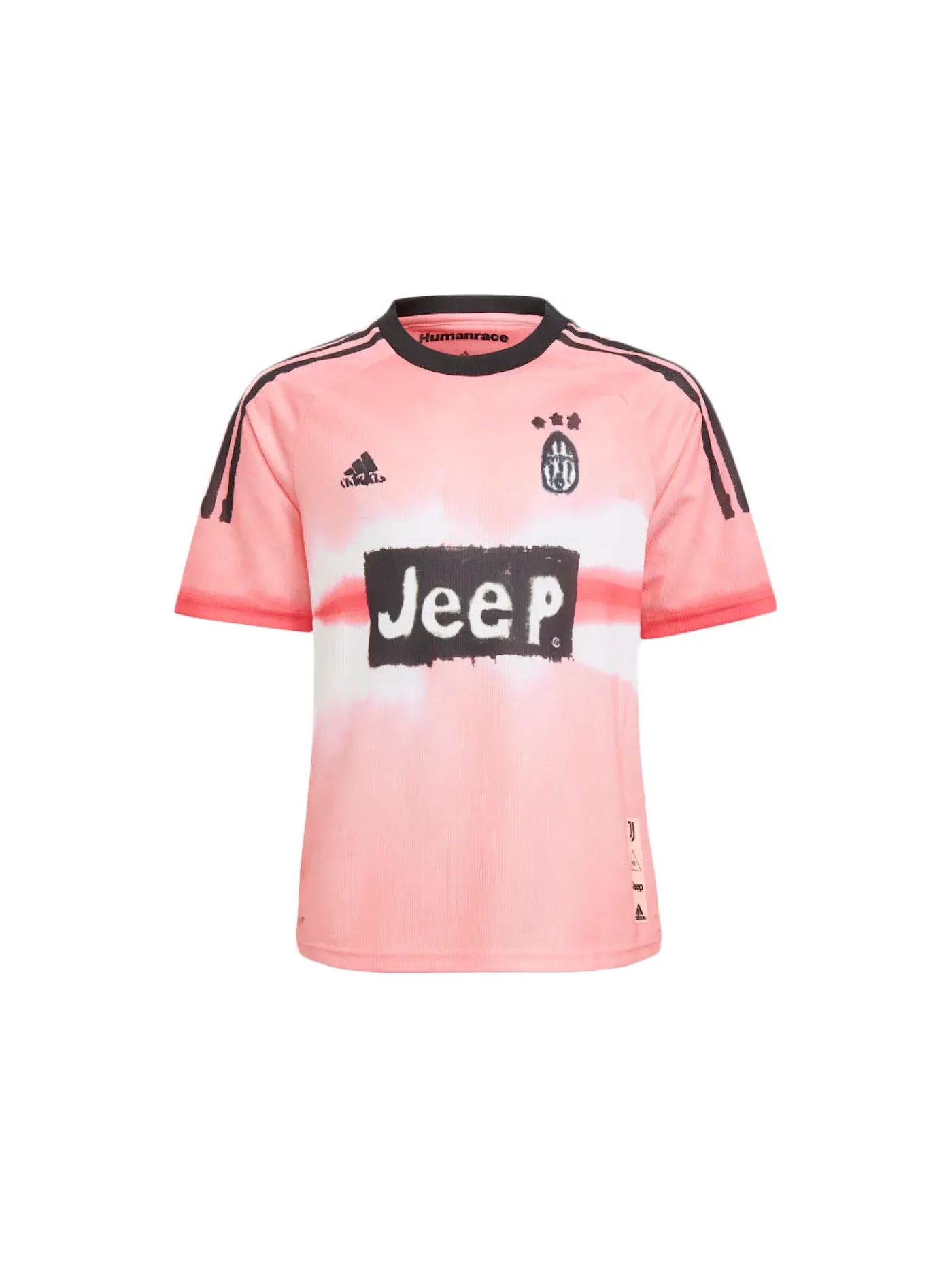 Детская футболка с длинным рукавом Jersey Adidas — изображение 1 из 2, розовый/черный