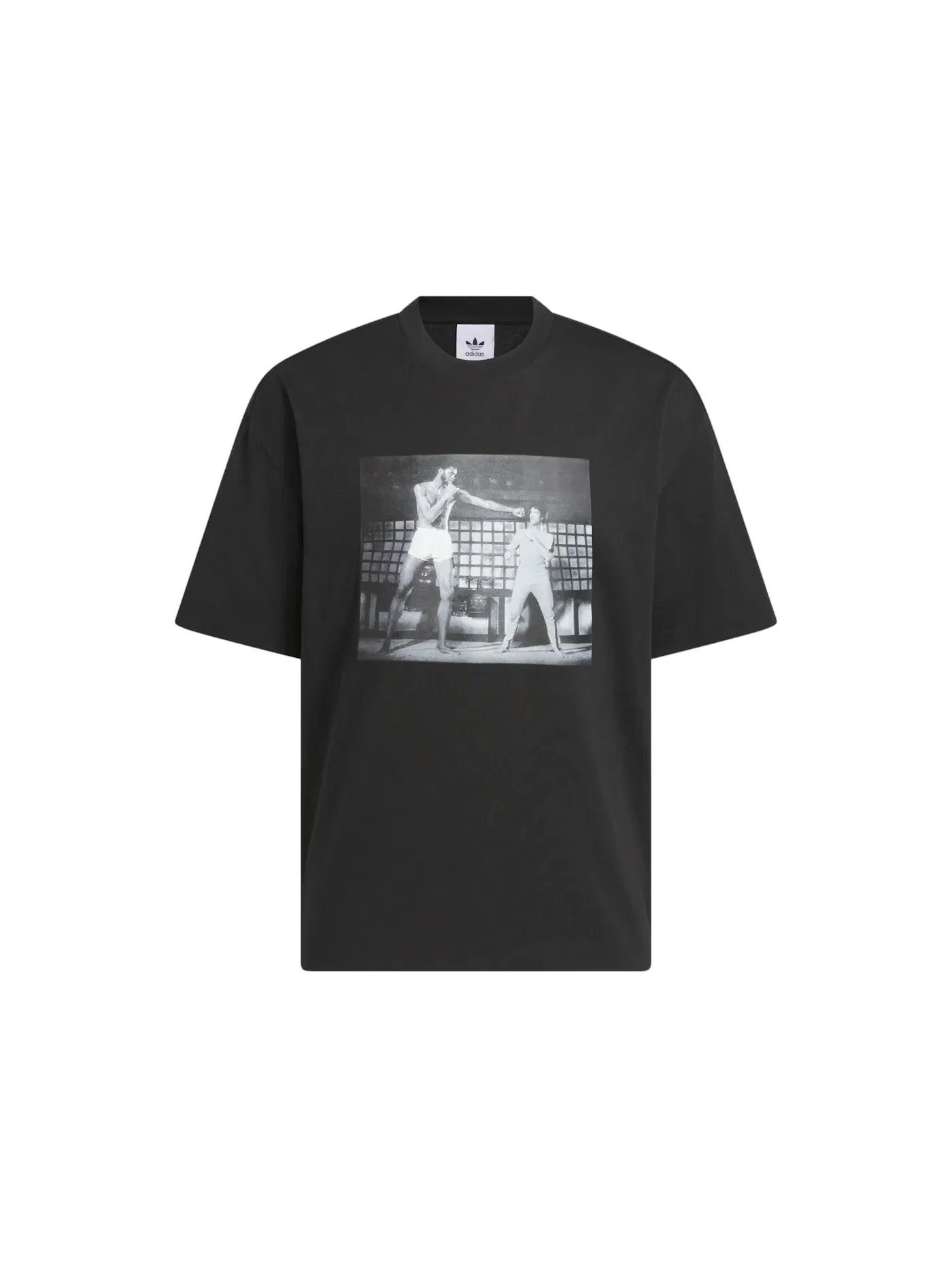 Мужская футболка с принтом Adidas Kareem Scoring Champ Graphic T-Shirt — изображение 1 из 1, черный