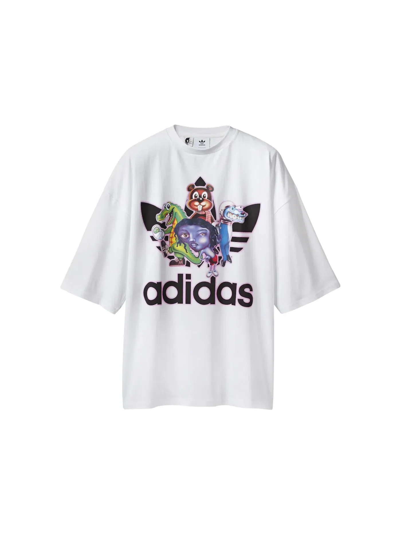 Мужская футболка с принтом Kerwin Frost Benchmates Adidas — изображение 1 из 1, белый