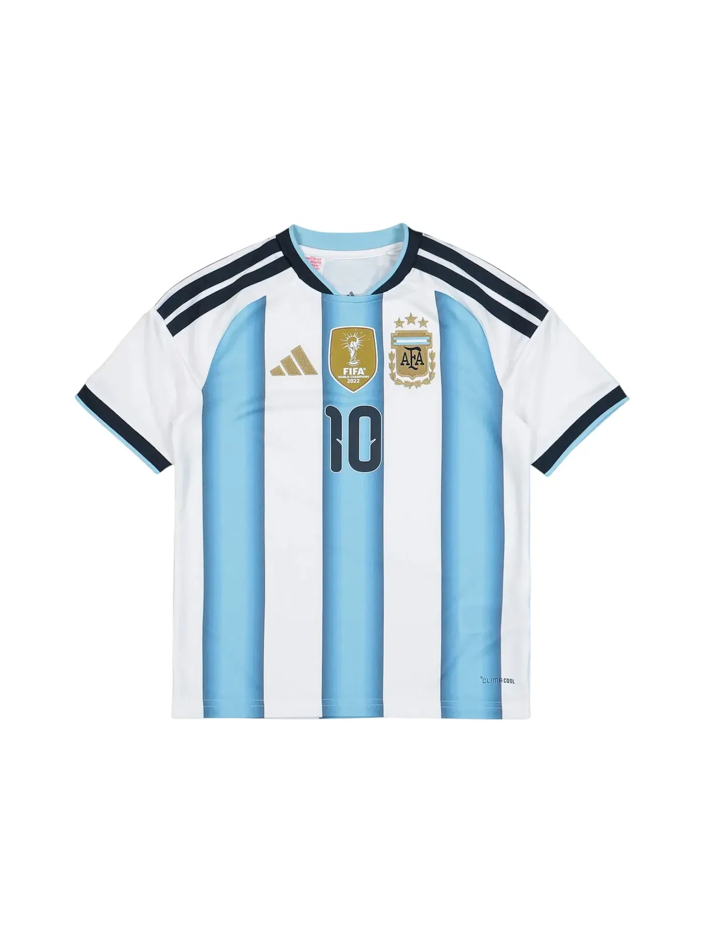 Детская футболка с длинным рукавом Jersey Adidas — изображение 1 из 1, белый синий