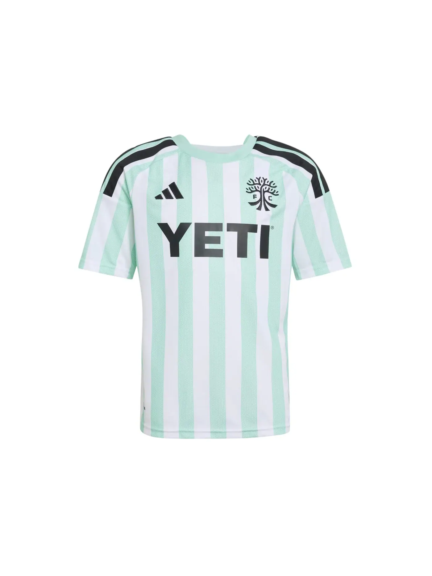 Детская футбольная джерси Adidas Kids Austin 26/27 Away Jersey — изображение 1 из 1, белый/зеленый