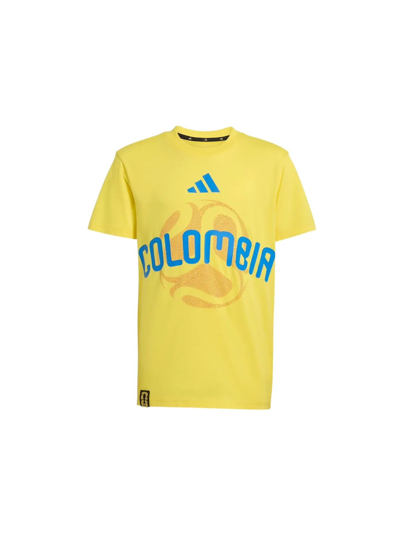 Детская футболка с принтом FIFA World Cup 26 Colombia T-Shirt Adidas — изображение 1 из 1, желтый